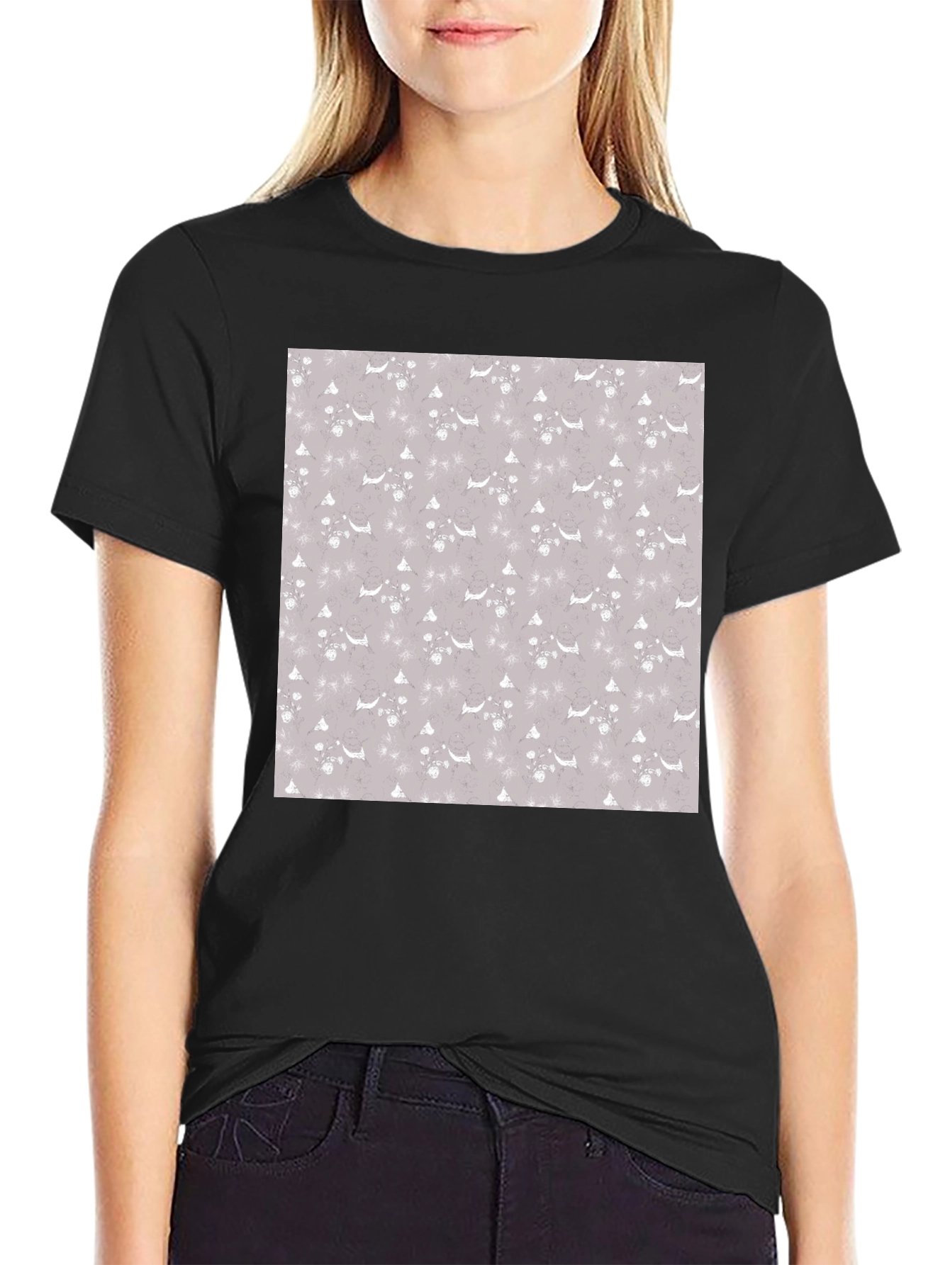 Patterned Holiday T-Shirt