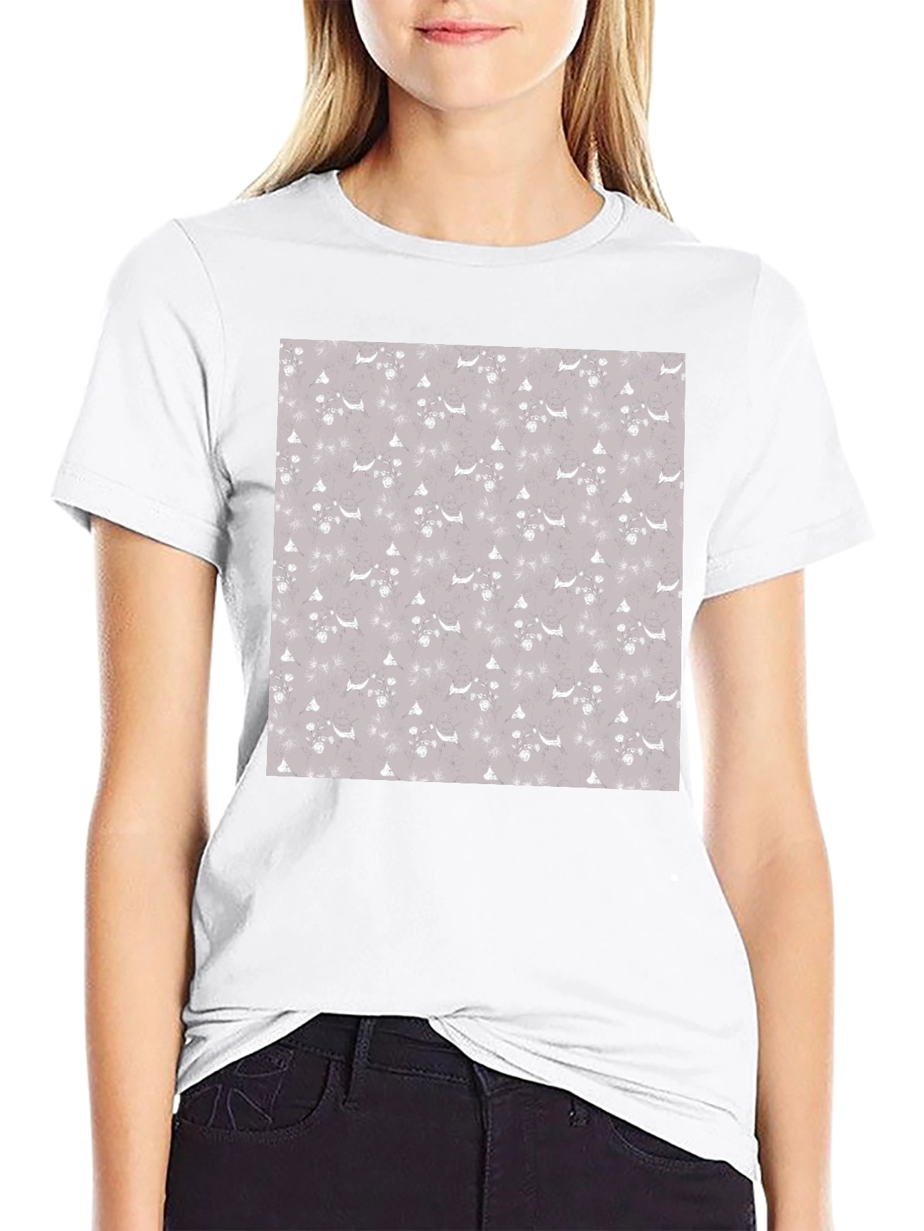 Patterned Holiday T-Shirt