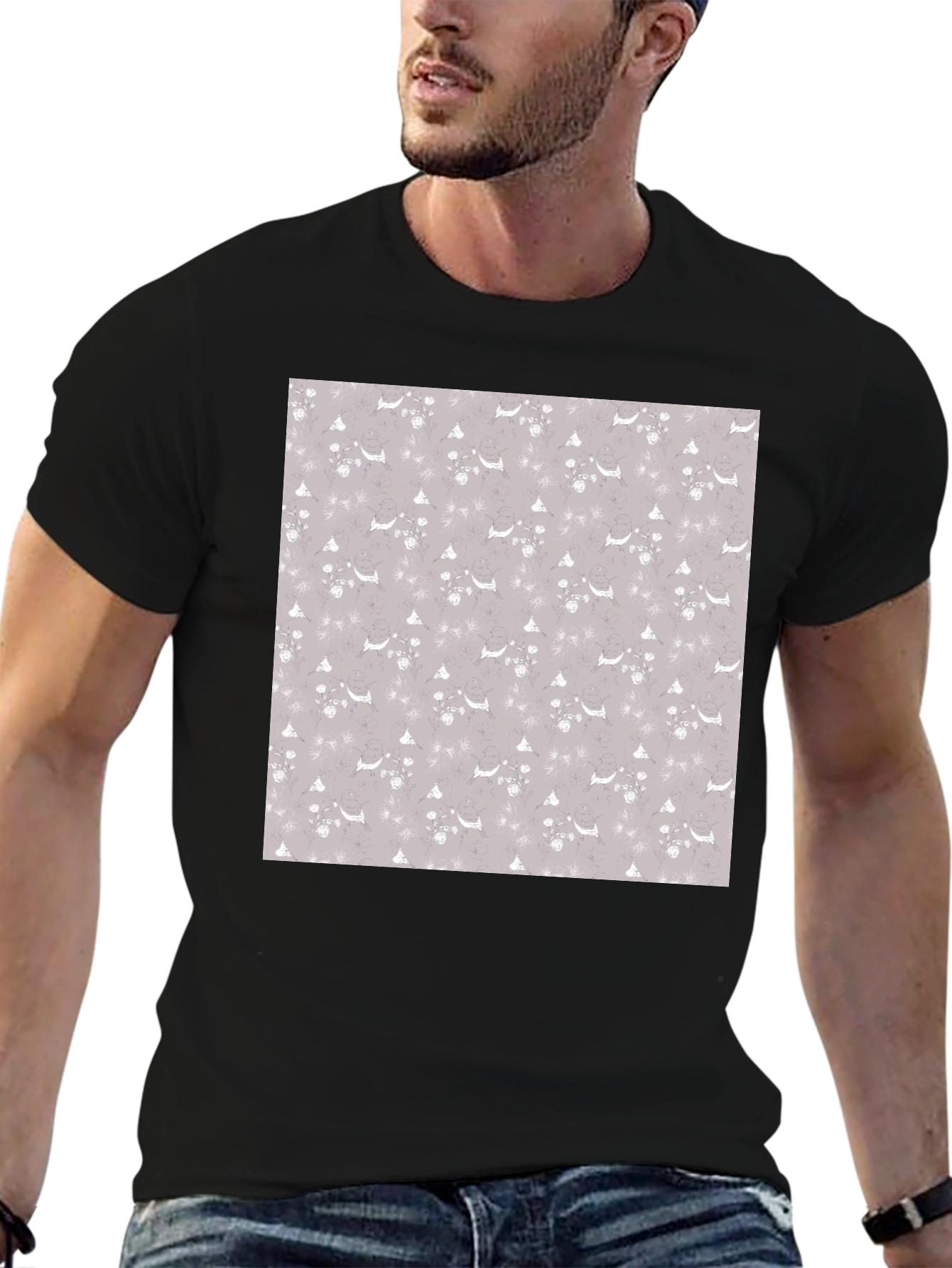 Patterned Holiday T-Shirt
