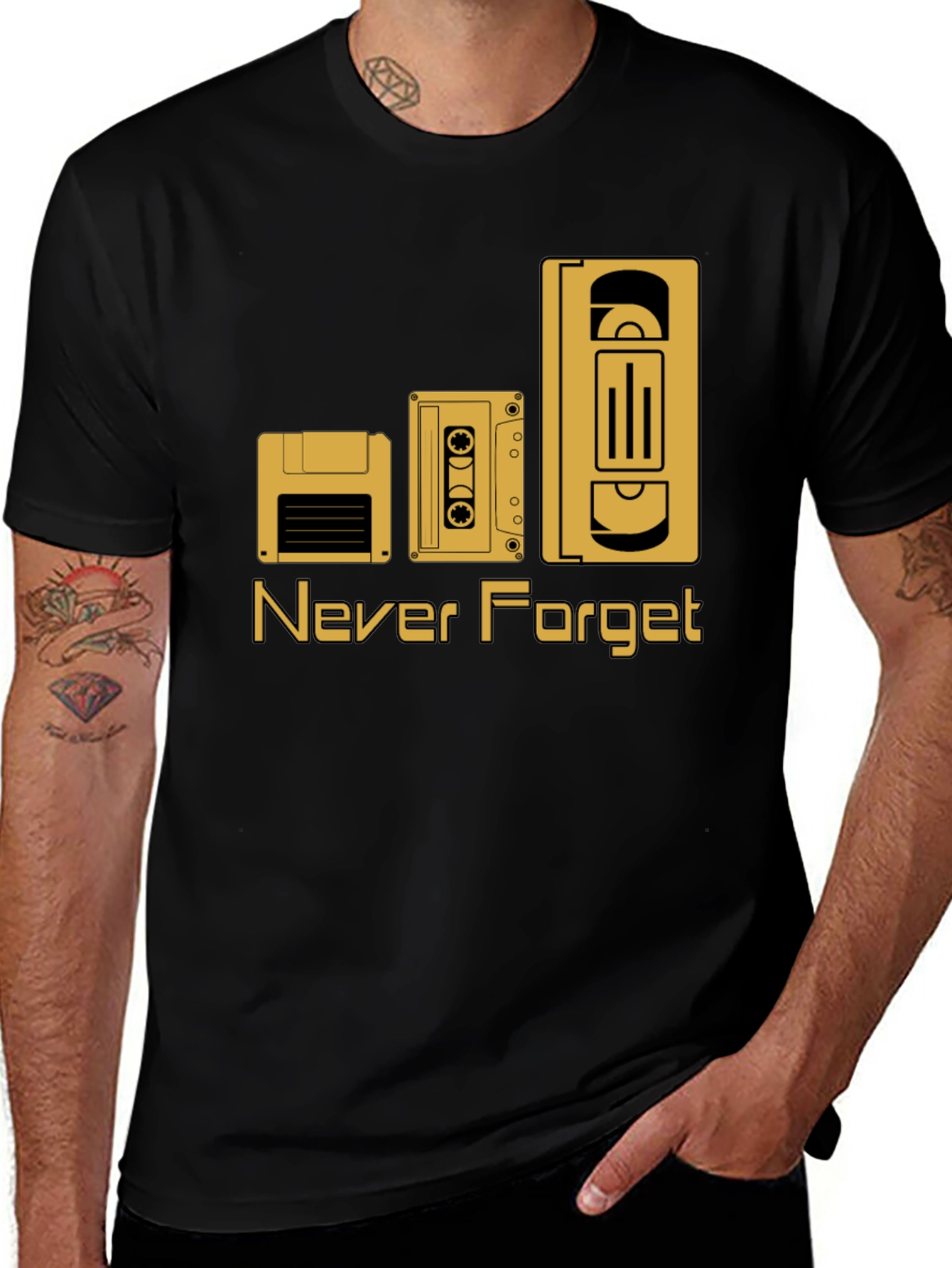 Retro Tech T-Shirt: Never Forget