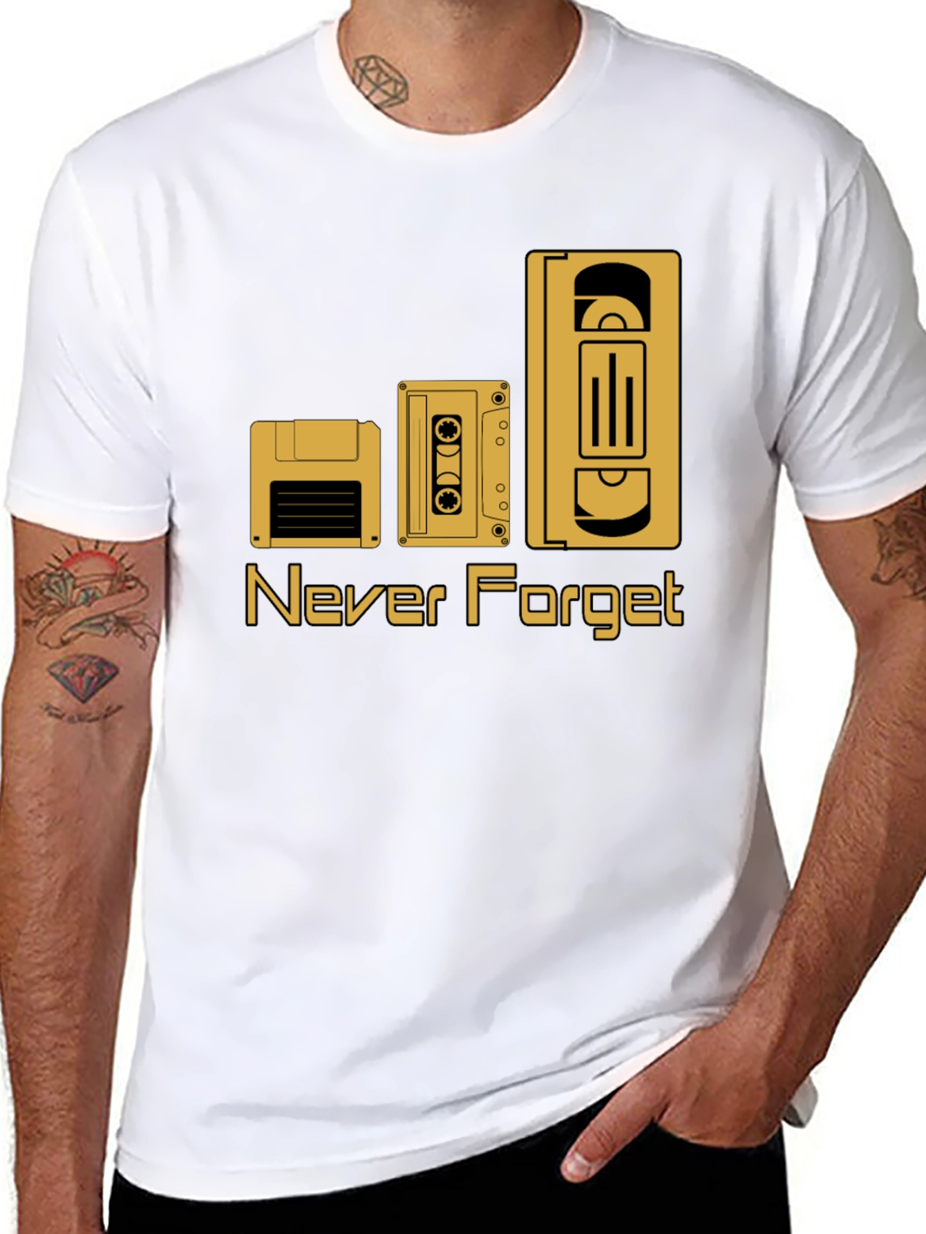Retro Tech T-Shirt: Never Forget