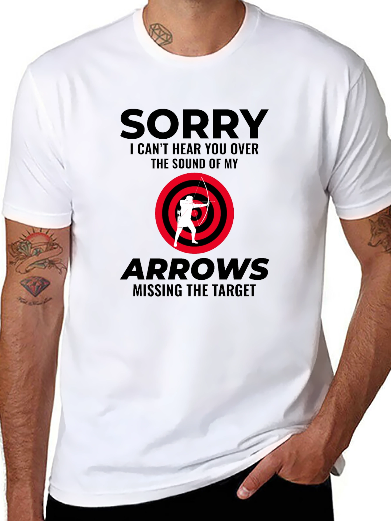 Archery Funny Graphic Tee - Missing The Target