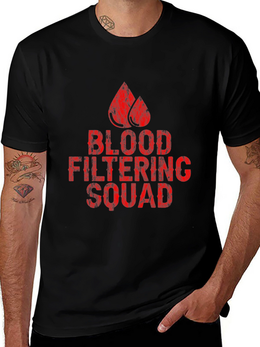 Blood Filtering Squad Graphic T-Shirt