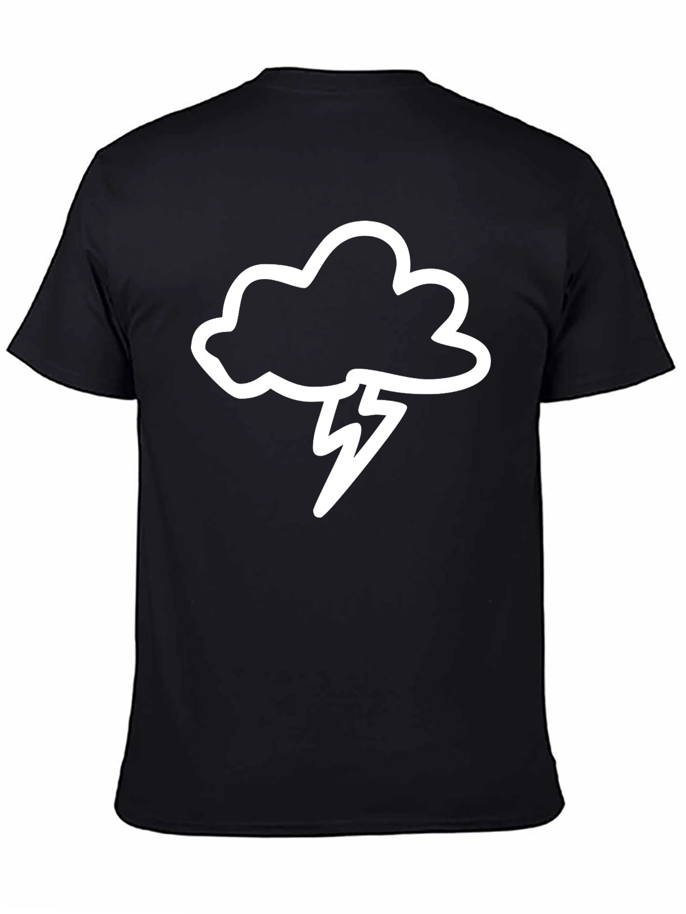 Storm Cloud Graphic T-Shirt - Black