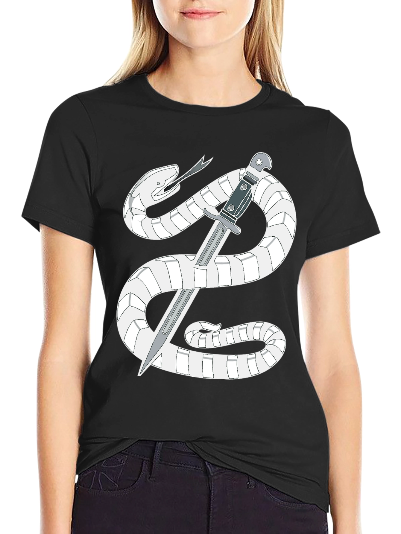 Snake & Dagger T-Shirt - Graphic Tee