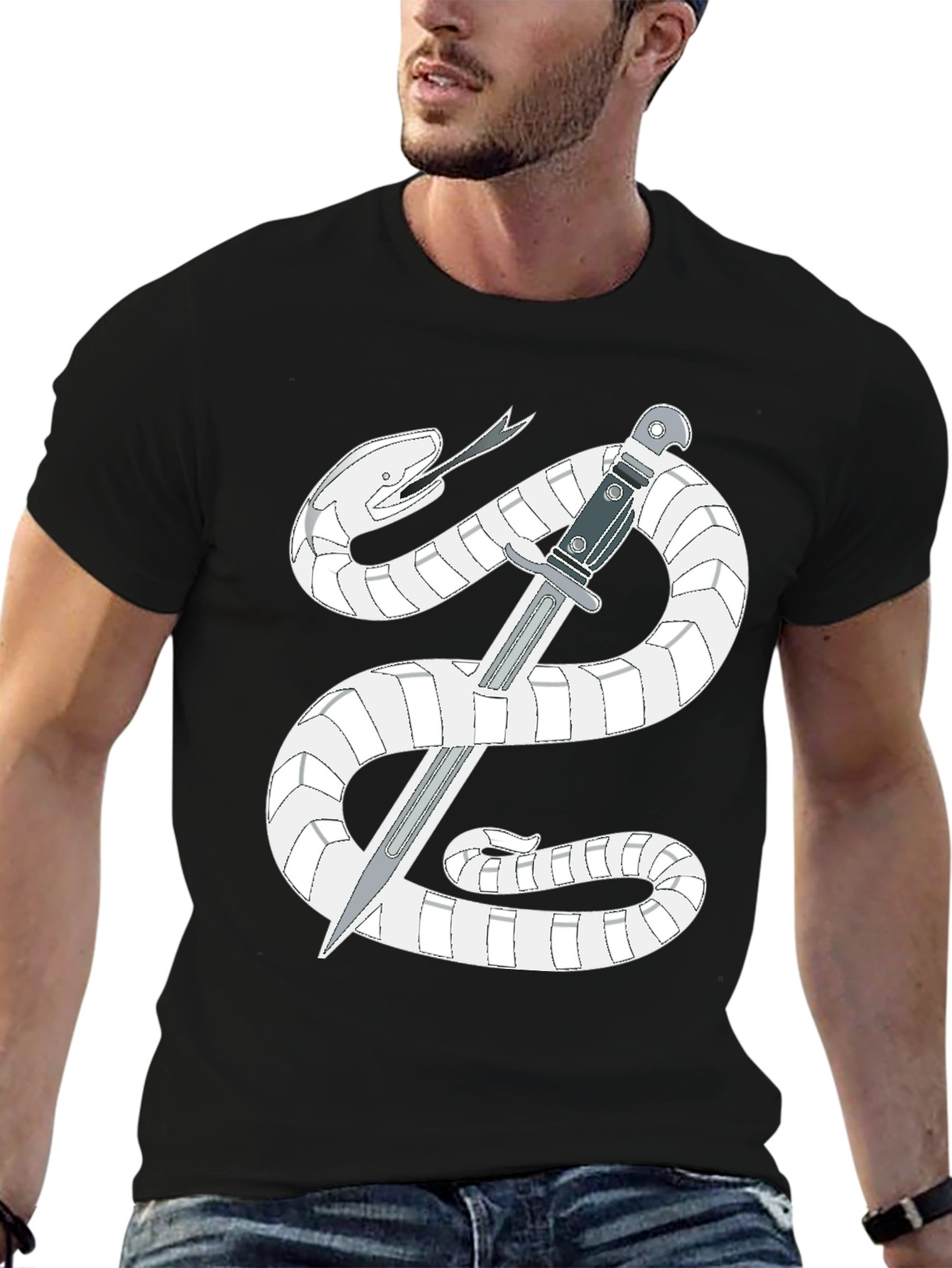 Snake & Dagger T-Shirt - Graphic Tee