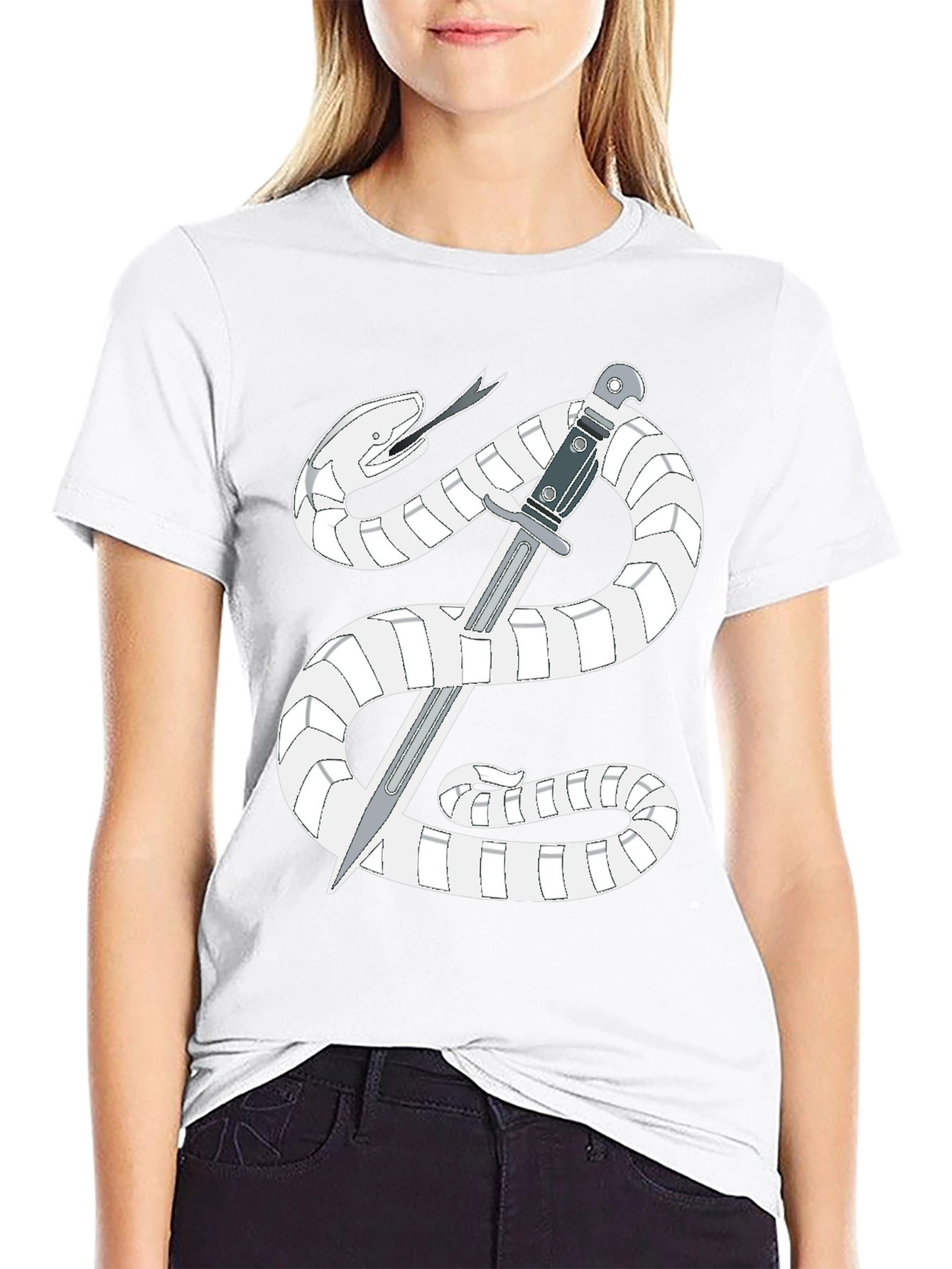 Snake & Dagger T-Shirt - Graphic Tee