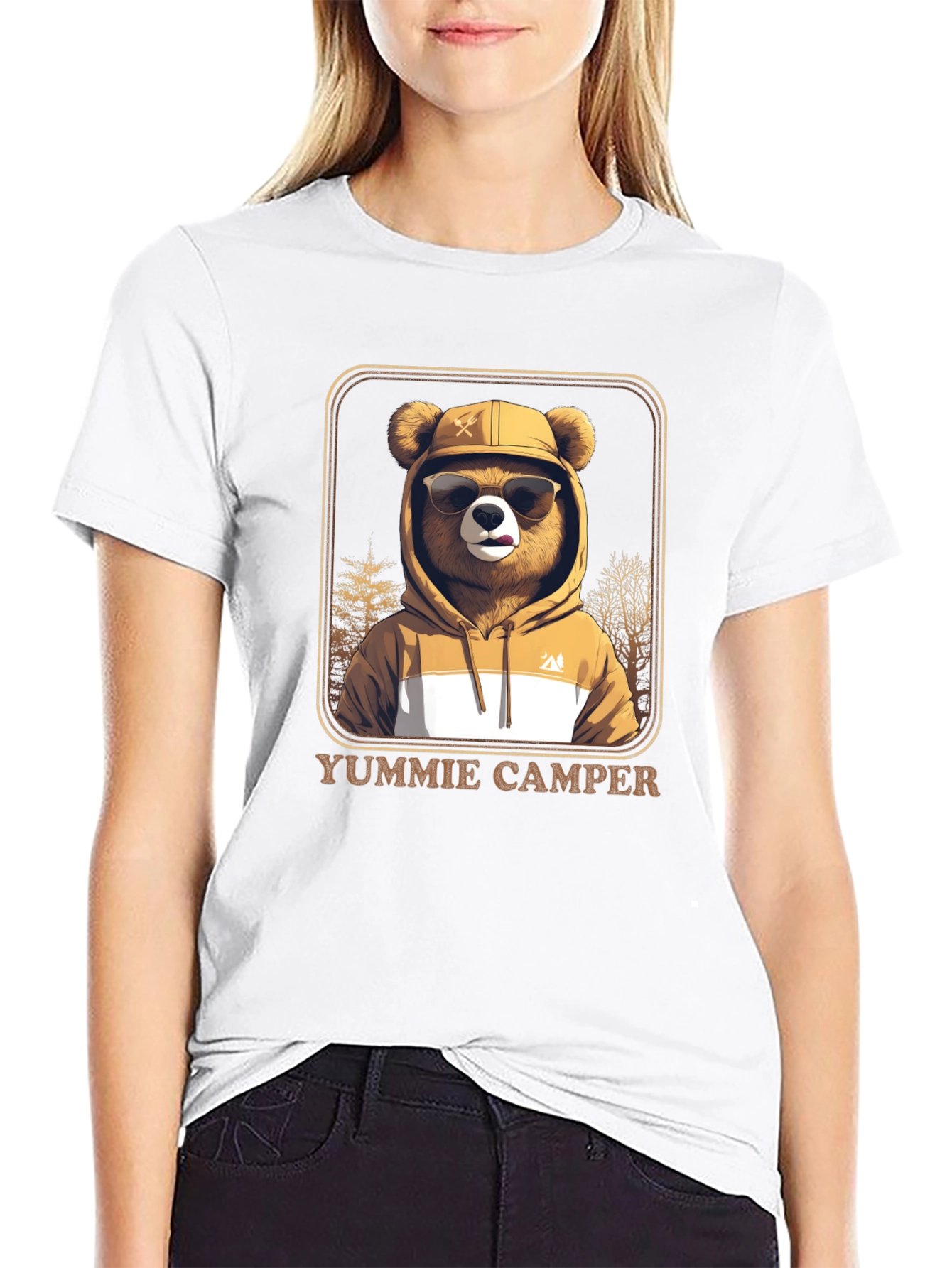 Yummie Camper Bear T-Shirt - Adventure Ready
