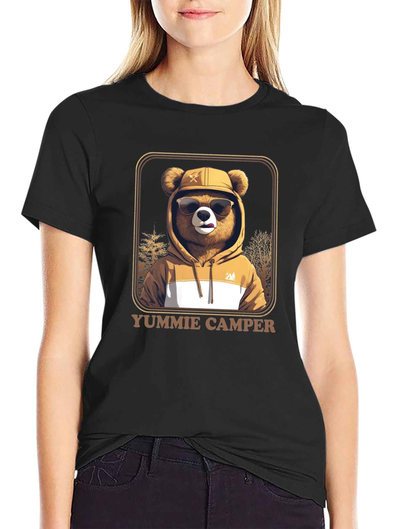 Yummie Camper Bear T-Shirt - Adventure Ready