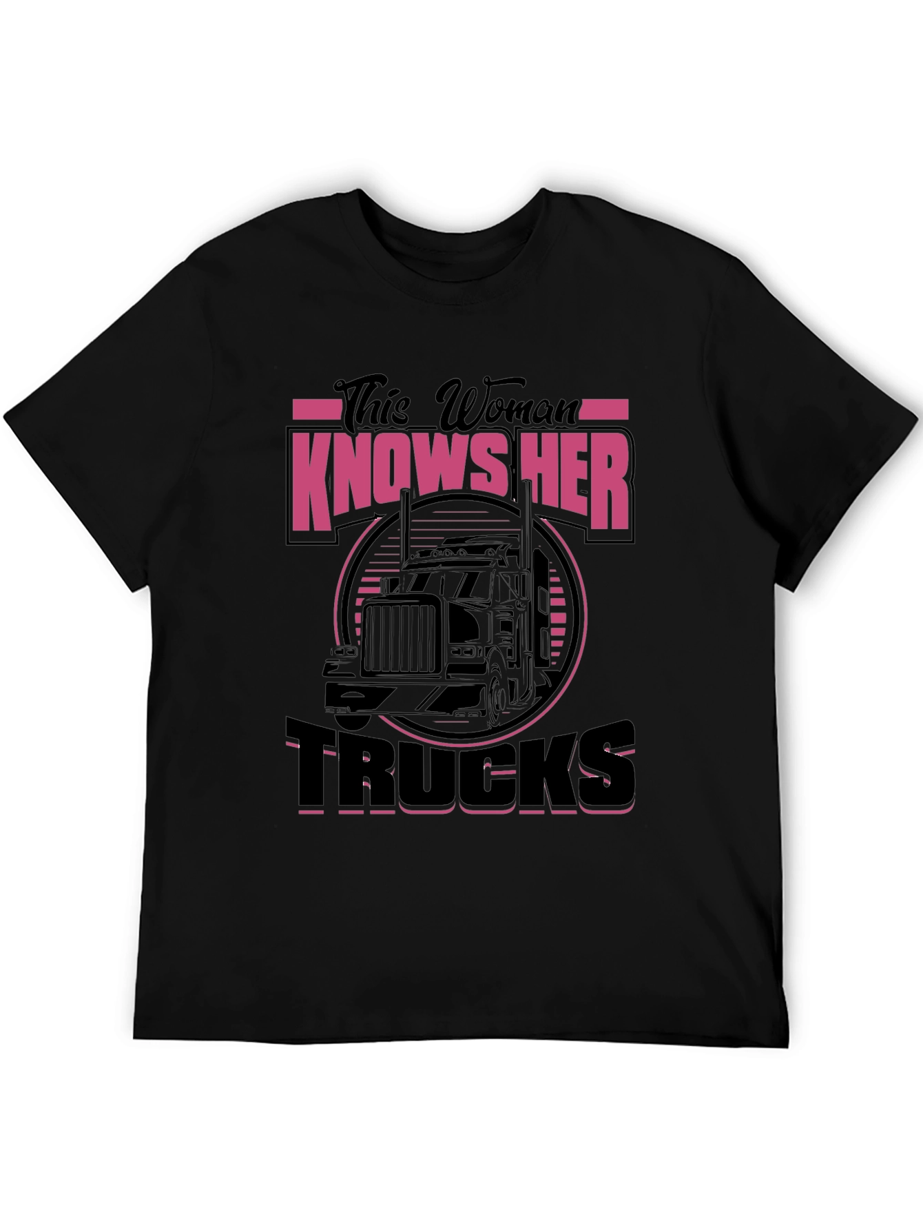 Woman Knows Her Trucks T-Shirt
