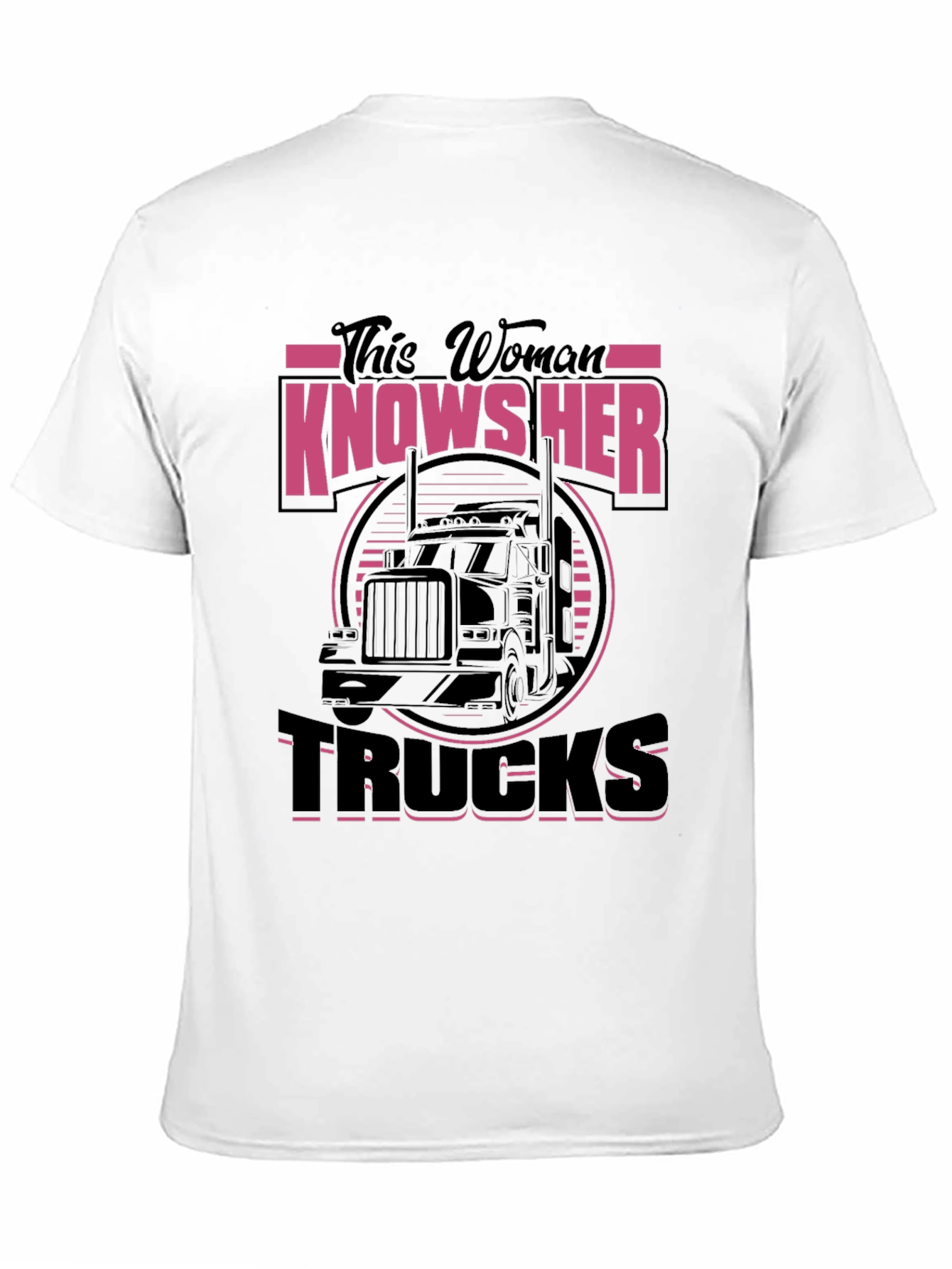 Woman Knows Her Trucks T-Shirt