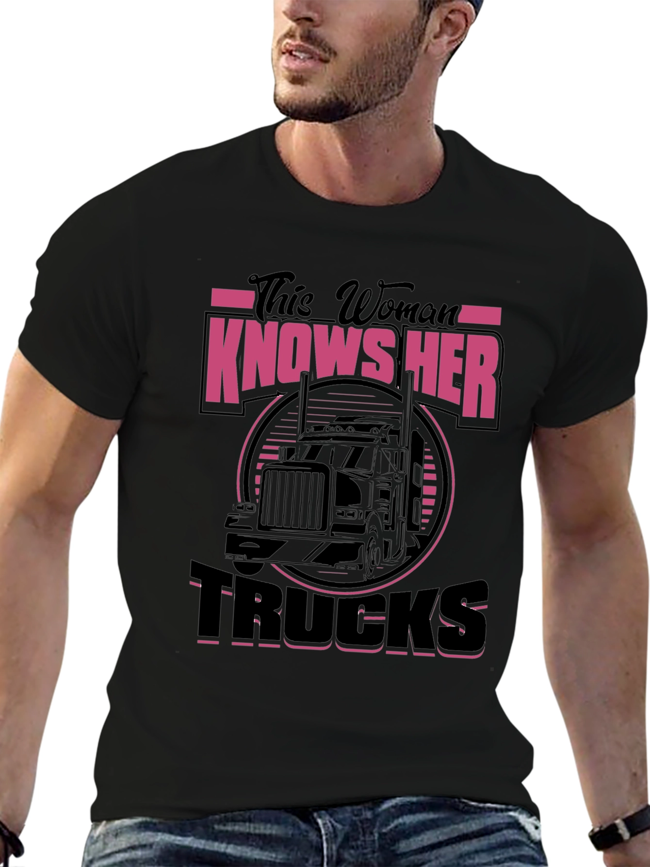 Woman Knows Her Trucks T-Shirt