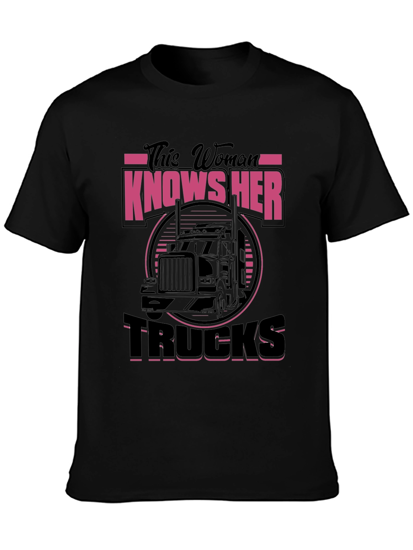Woman Knows Her Trucks T-Shirt