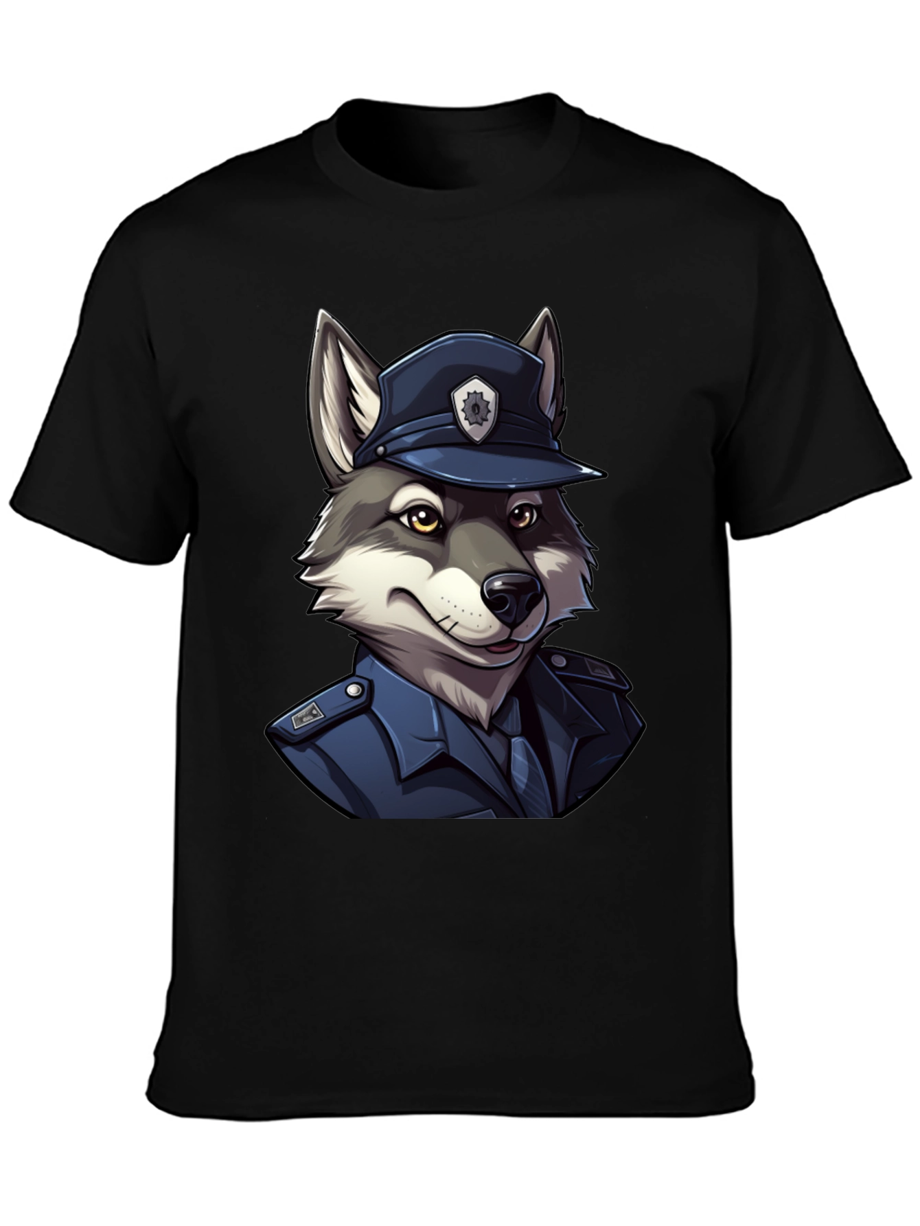 Wolf Cop T-Shirt - Cool Canine Police Design