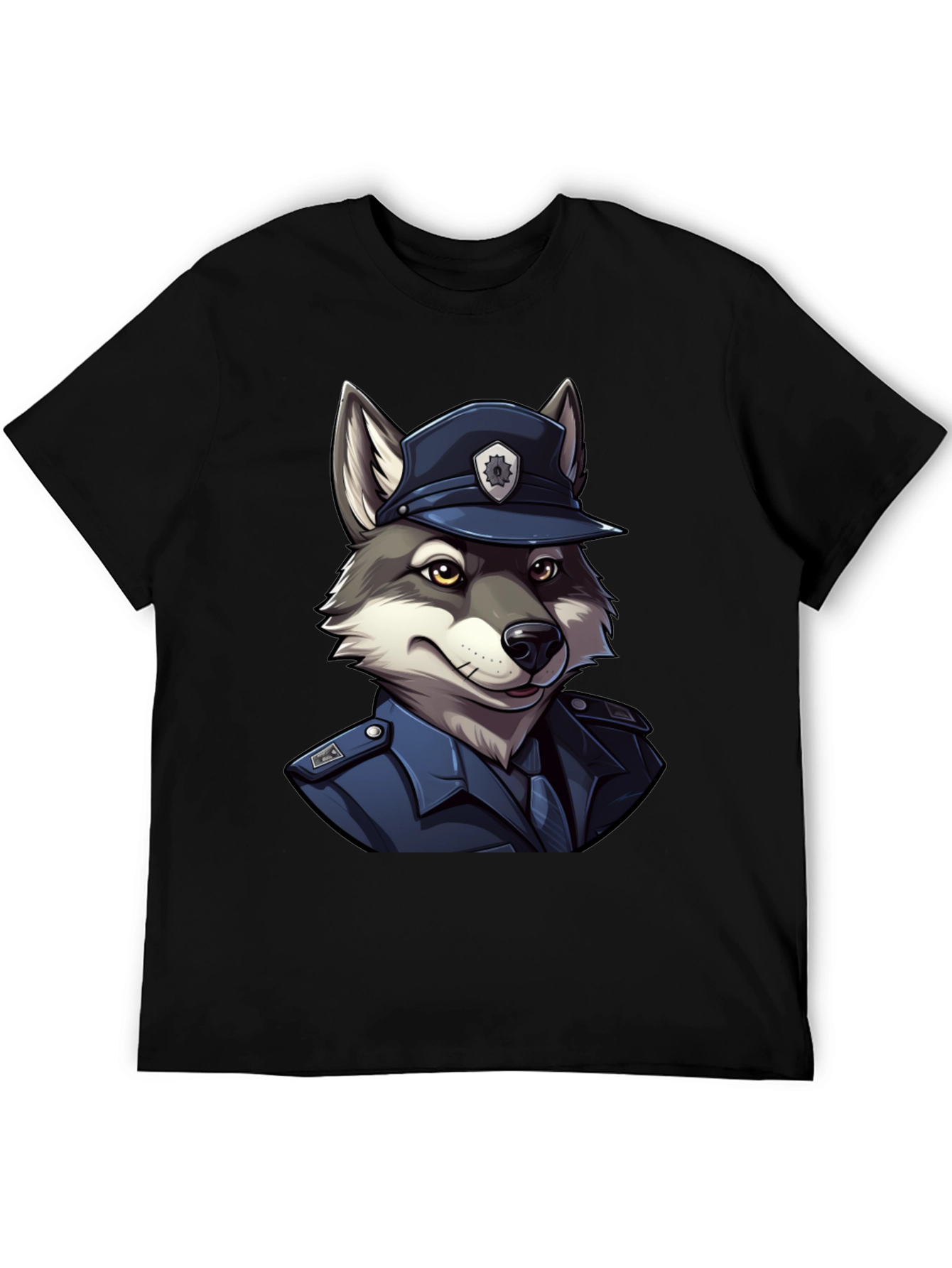 Wolf Cop T-Shirt - Cool Canine Police Design
