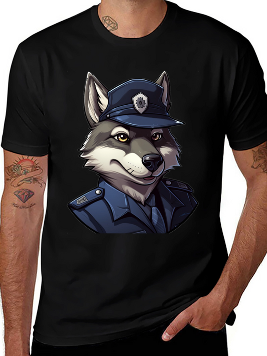 Wolf Cop T-Shirt - Cool Canine Police Design