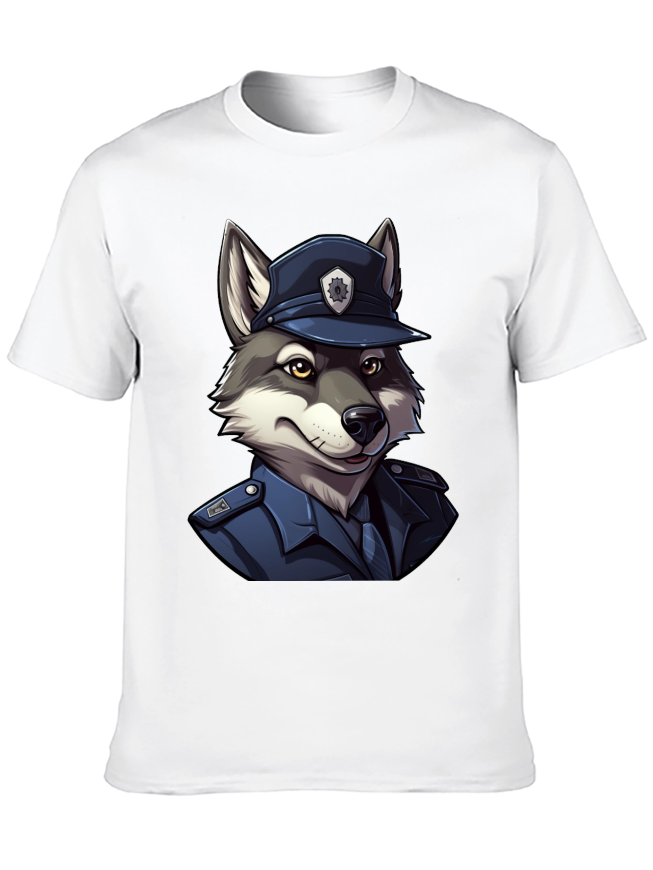 Wolf Cop T-Shirt - Cool Canine Police Design