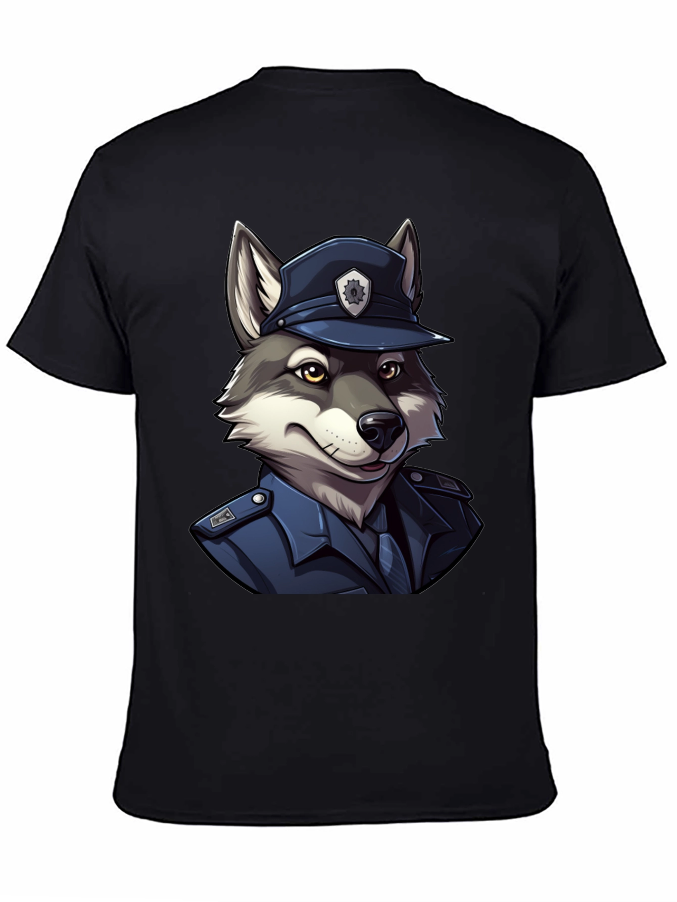 Wolf Cop T-Shirt - Cool Canine Police Design