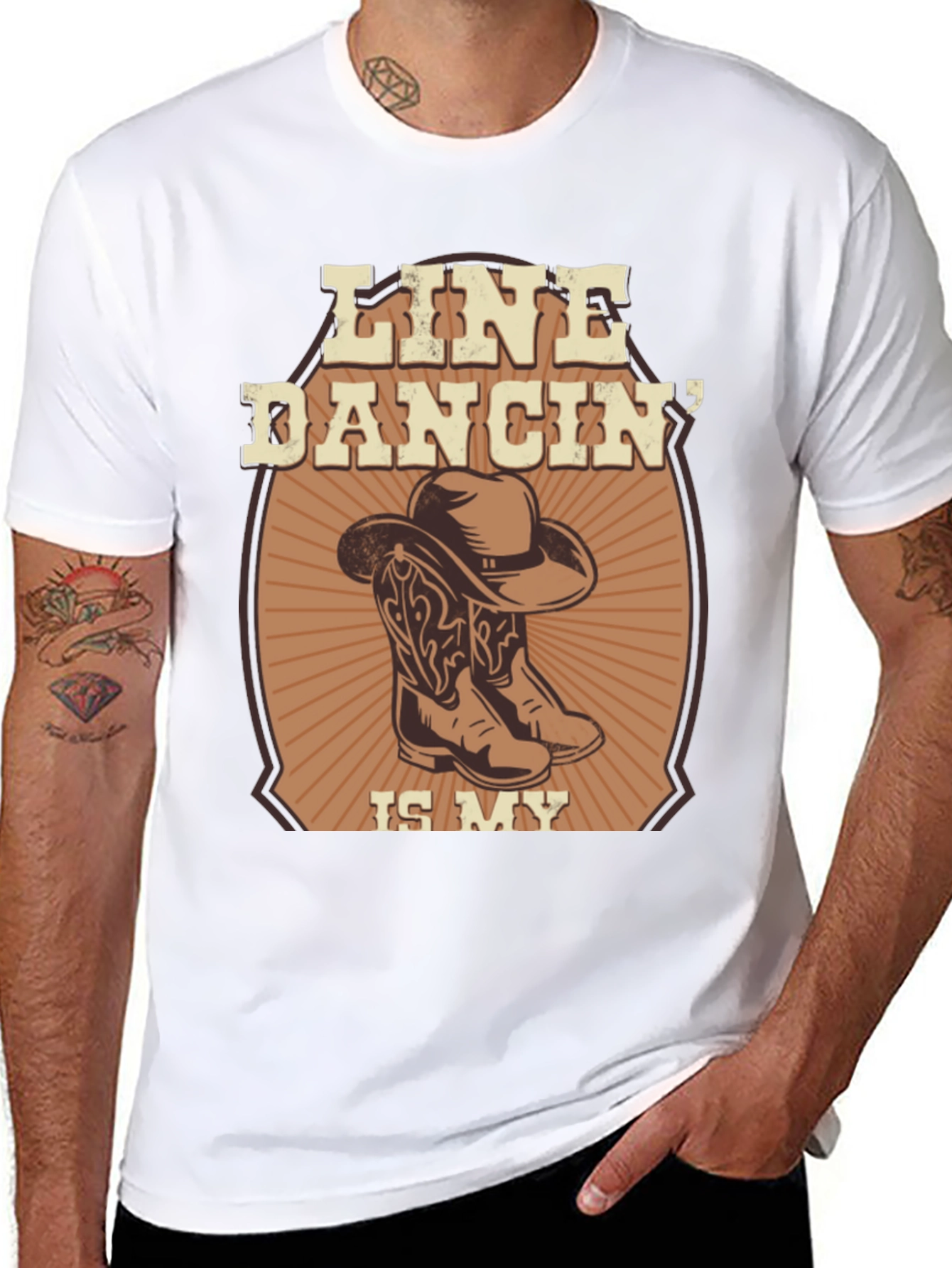 Line Dancing Cowboy Boots T-Shirt