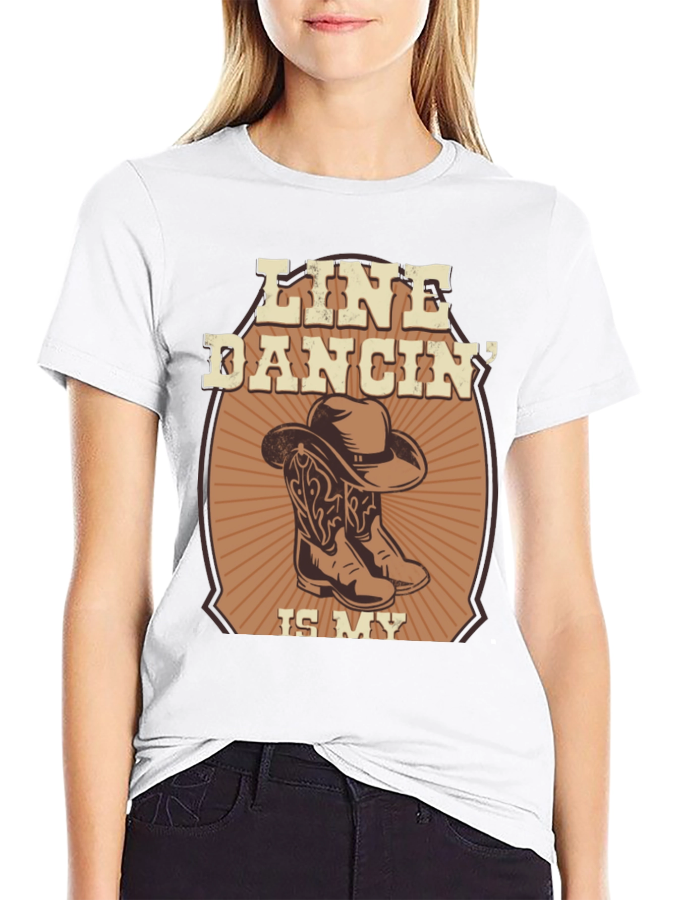 Line Dancing Cowboy Boots T-Shirt