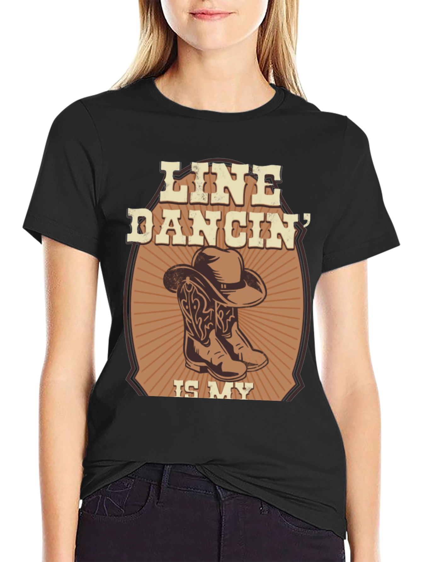 Line Dancing Cowboy Boots T-Shirt