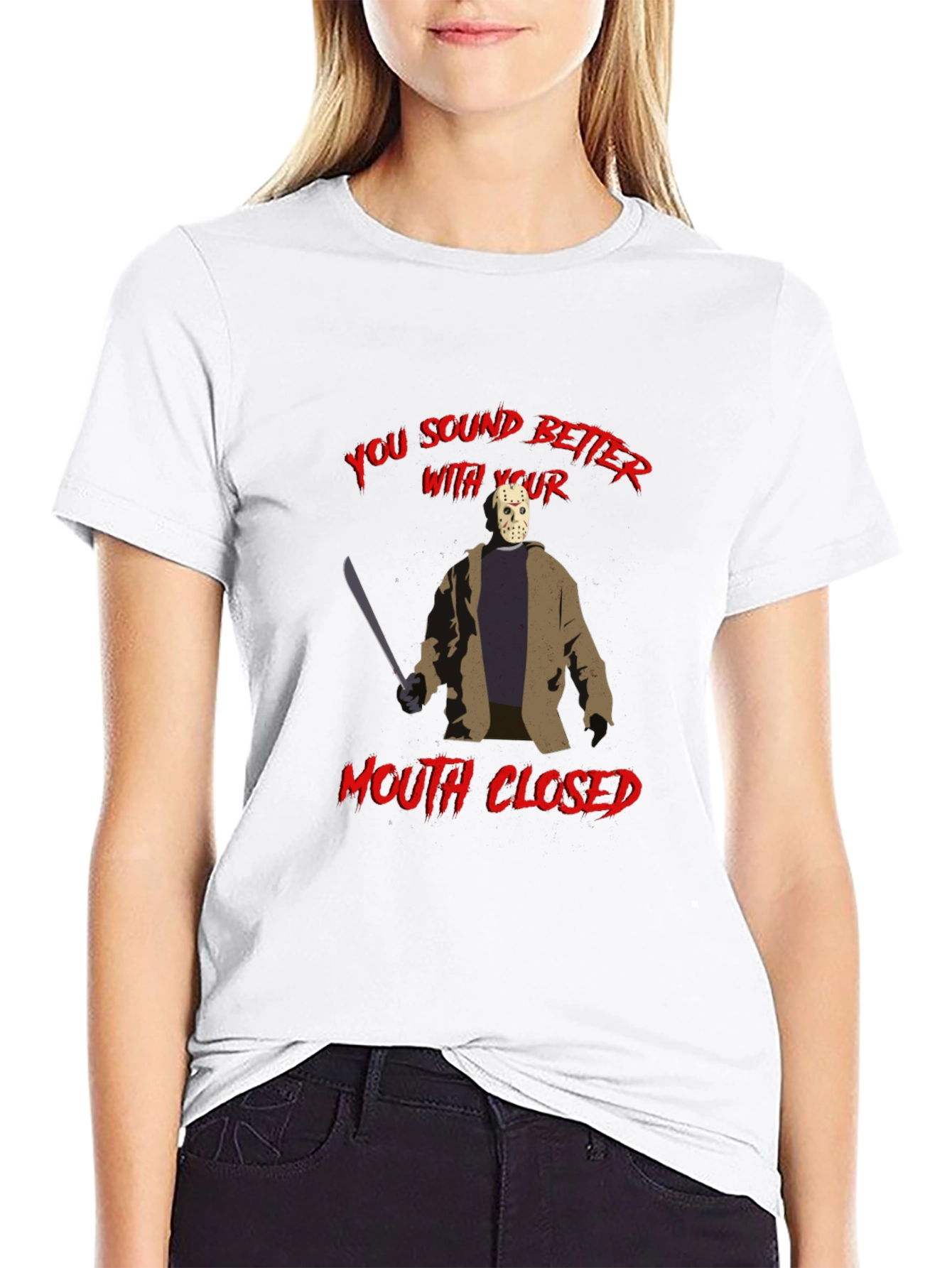 You Sound Better With Your Mouth Closed T-Shirt
