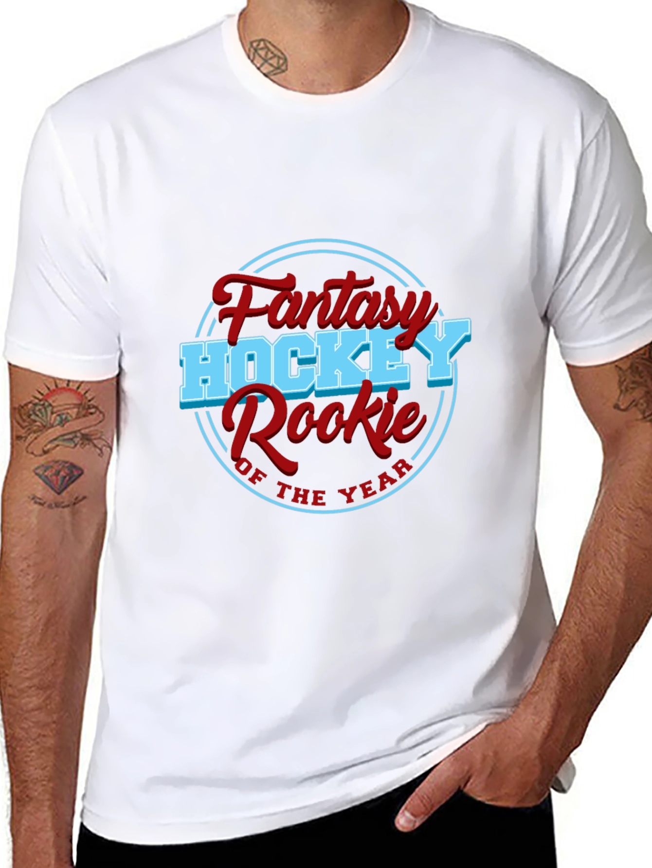Fantasy Hockey Rookie of the Year Graphic T-Shirt