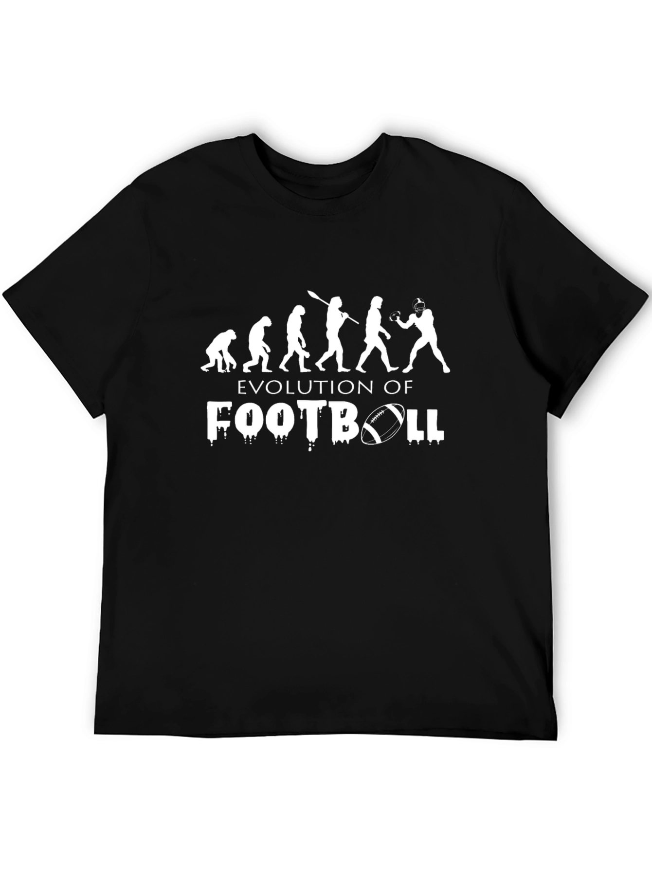 Evolution of Football Graphic T-Shirt