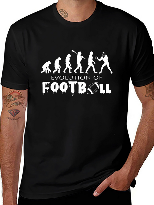 Evolution of Football Graphic T-Shirt