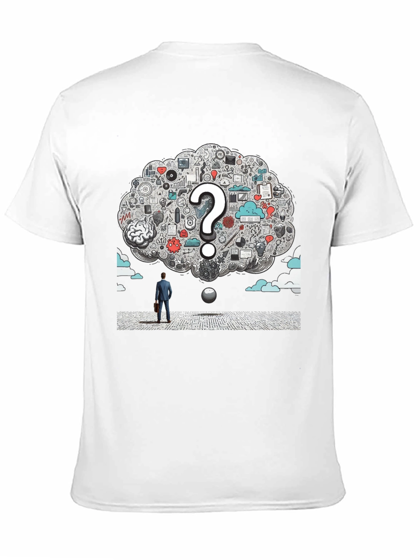 Thinker T-Shirt - Brainstorm Graphic Tee