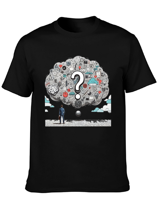 Thinker T-Shirt - Brainstorm Graphic Tee