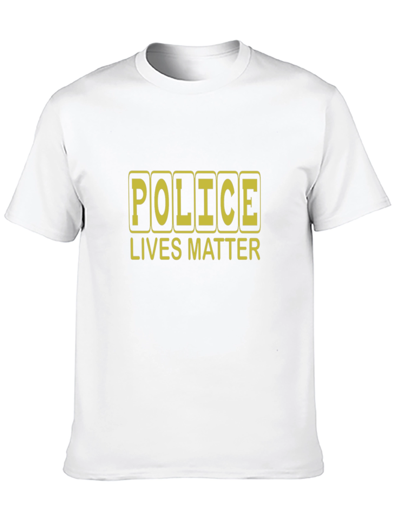 Police Lives Matter Graphic Tee - Black