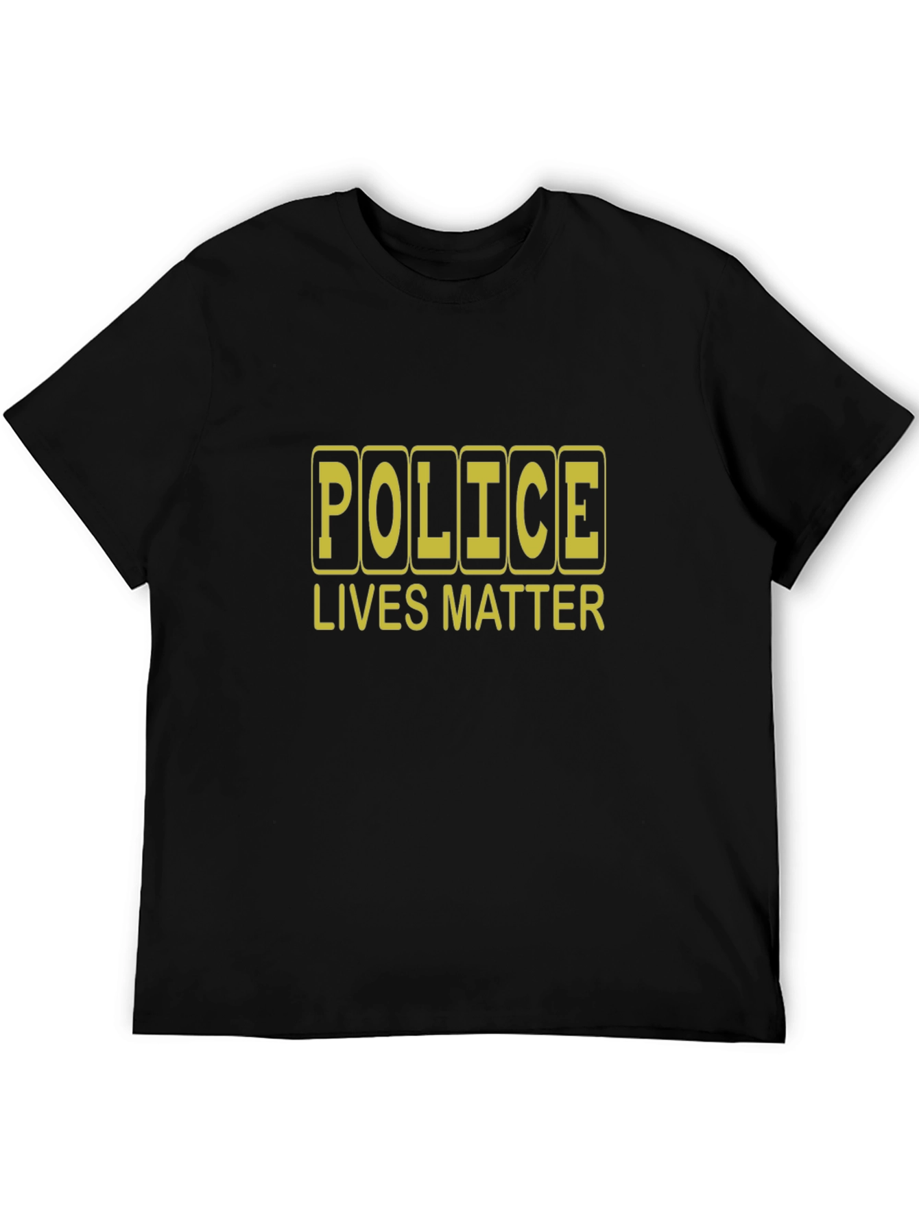 Police Lives Matter Graphic Tee - Black