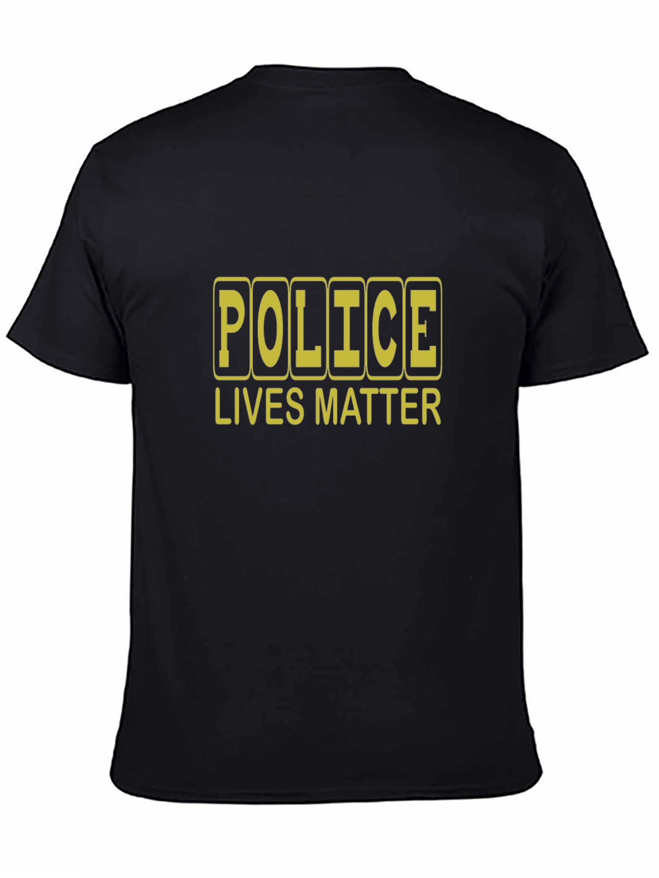 Police Lives Matter Graphic Tee - Black