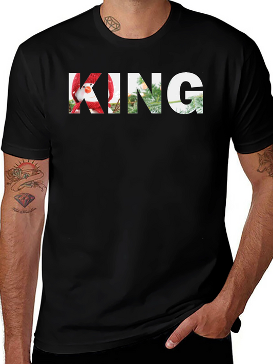 Festive Holiday King Graphic T-Shirt