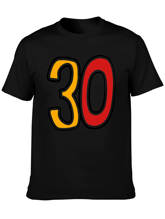 Bold 30 Graphic Tee - Birthday Celebration Shirt