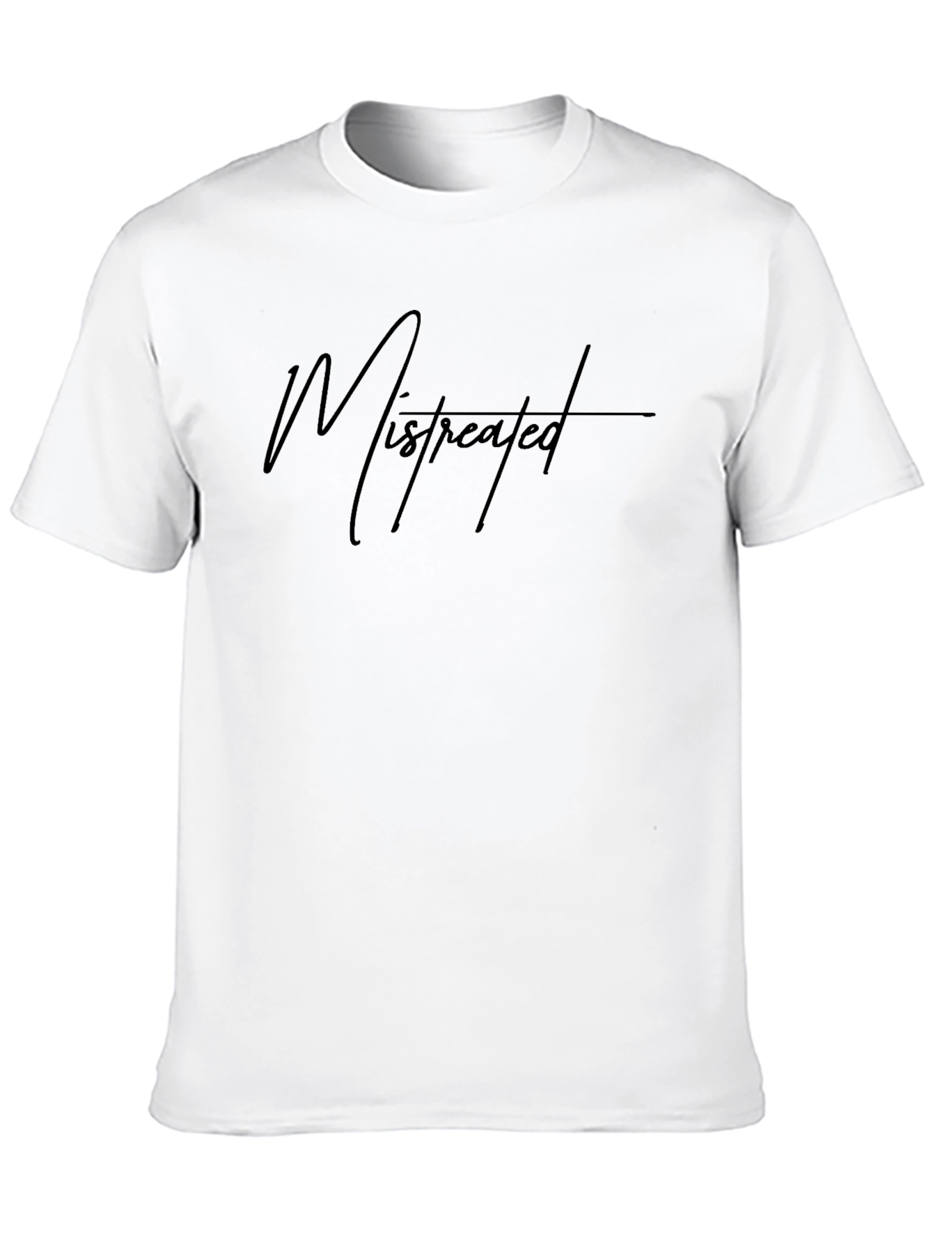 Mistreated Graphic T-Shirt - Soft Black Tee