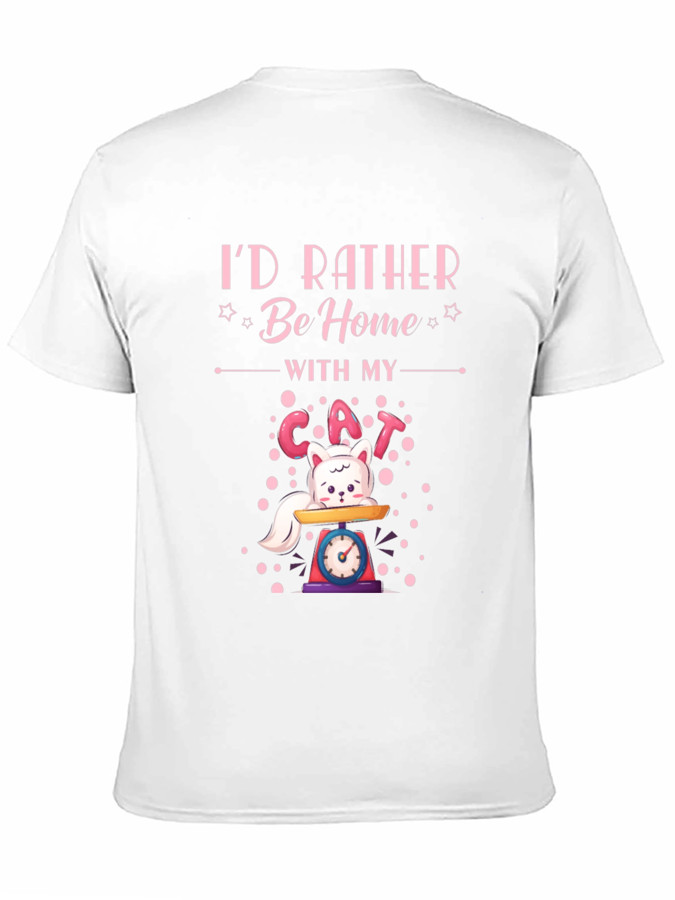 Id Rather Be Home With My Cat T-Shirt