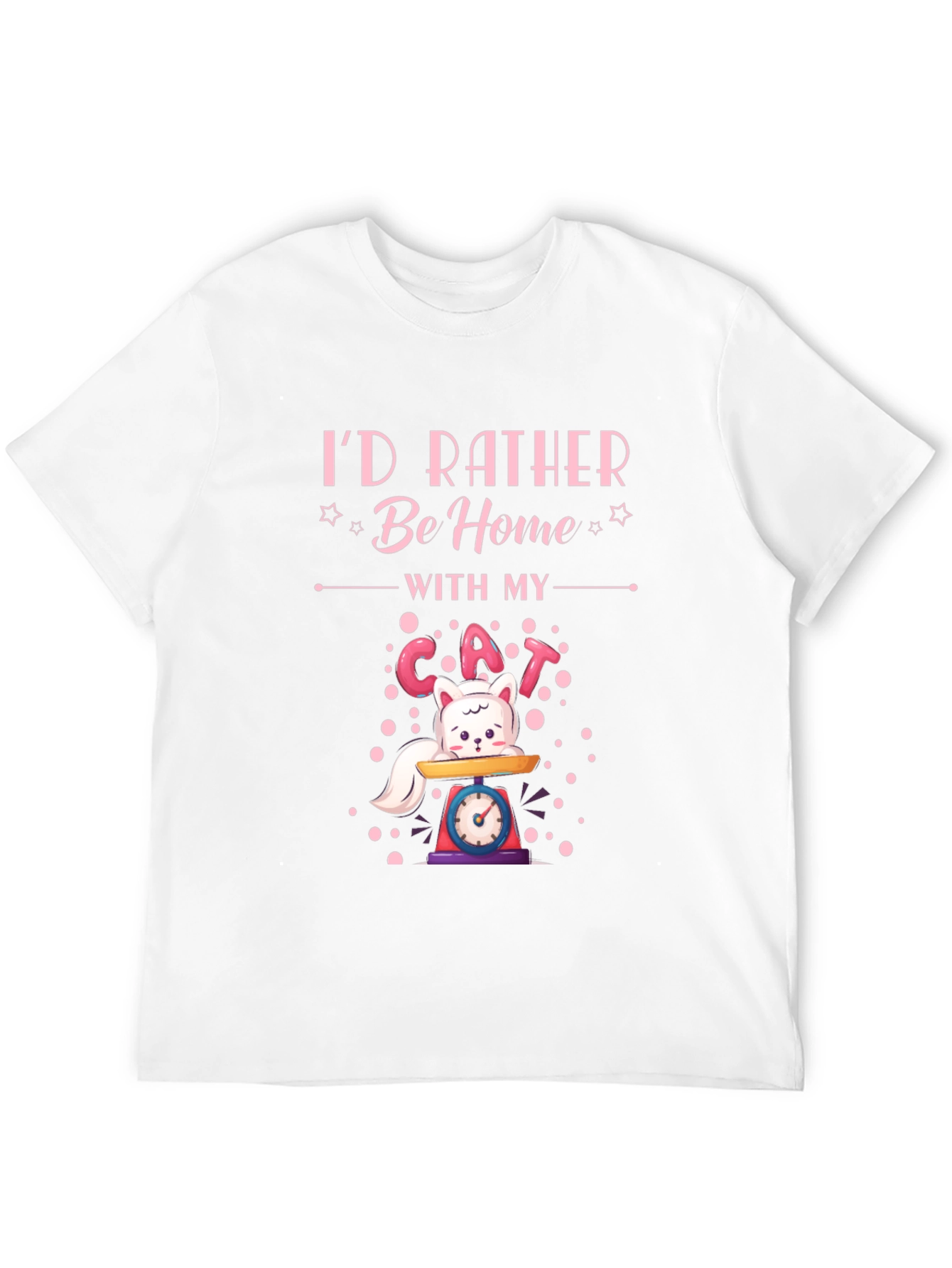 Id Rather Be Home With My Cat T-Shirt