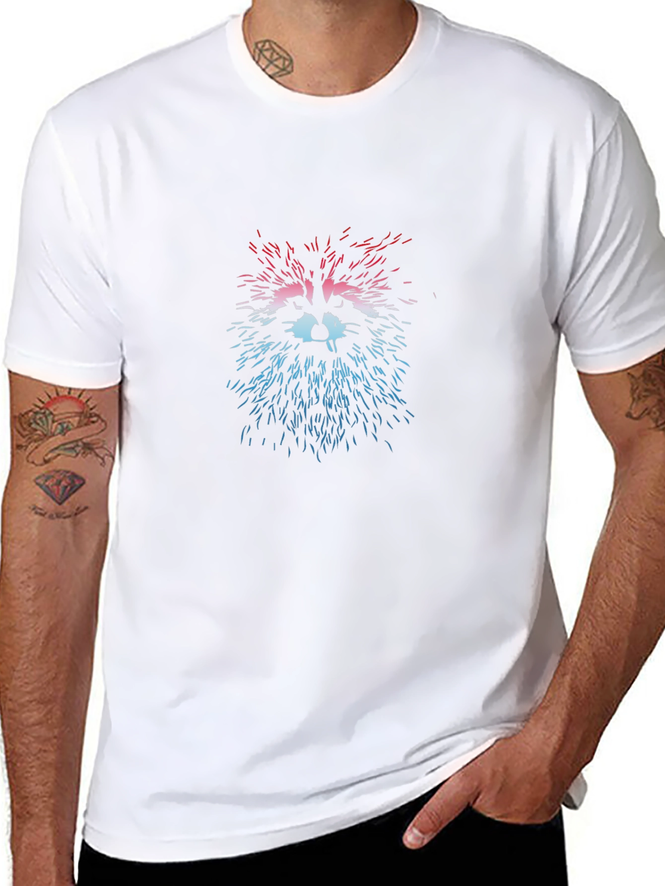 Retro Raccoon Graphic Tee - Unique Design