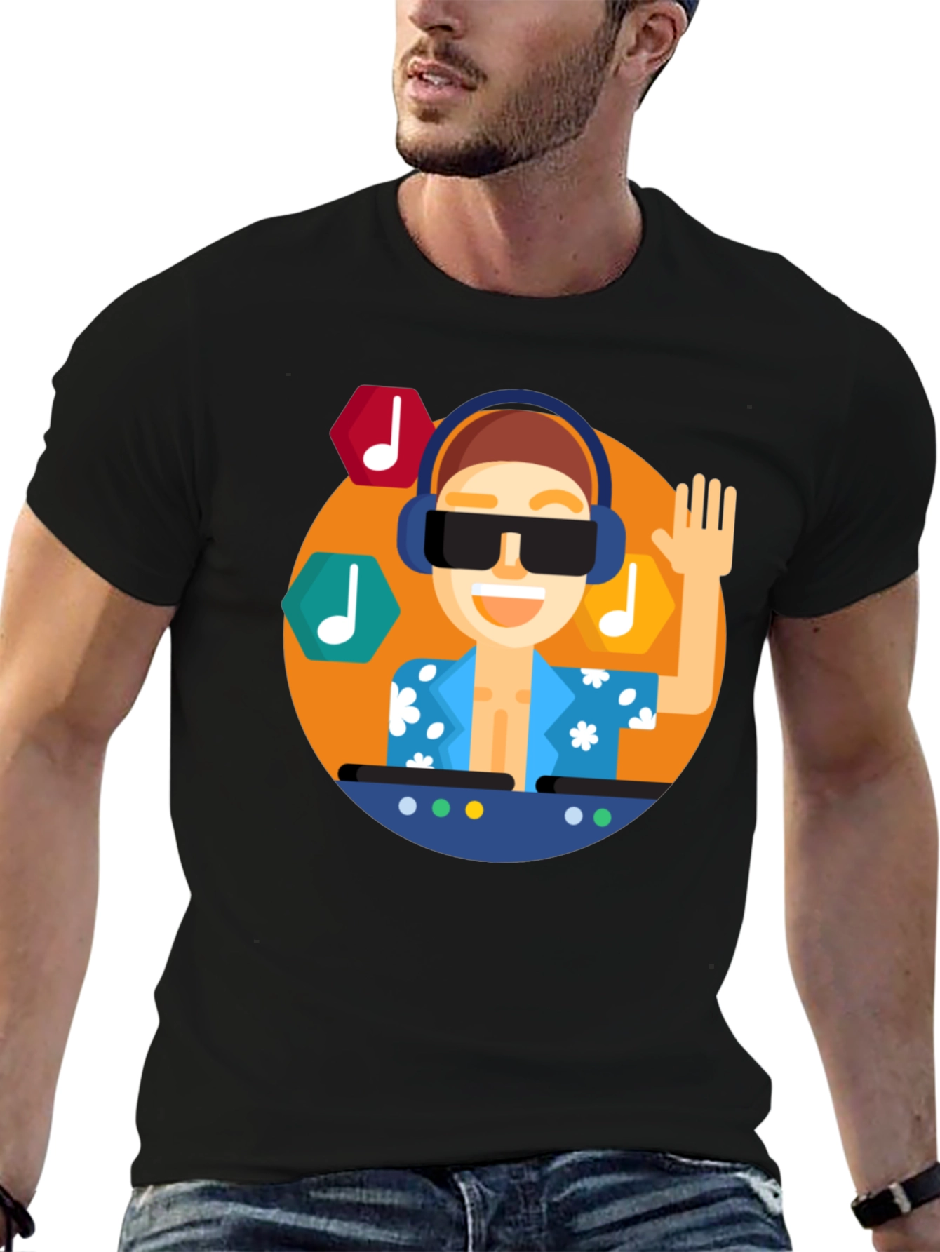 DJ Music Lover Graphic T-Shirt