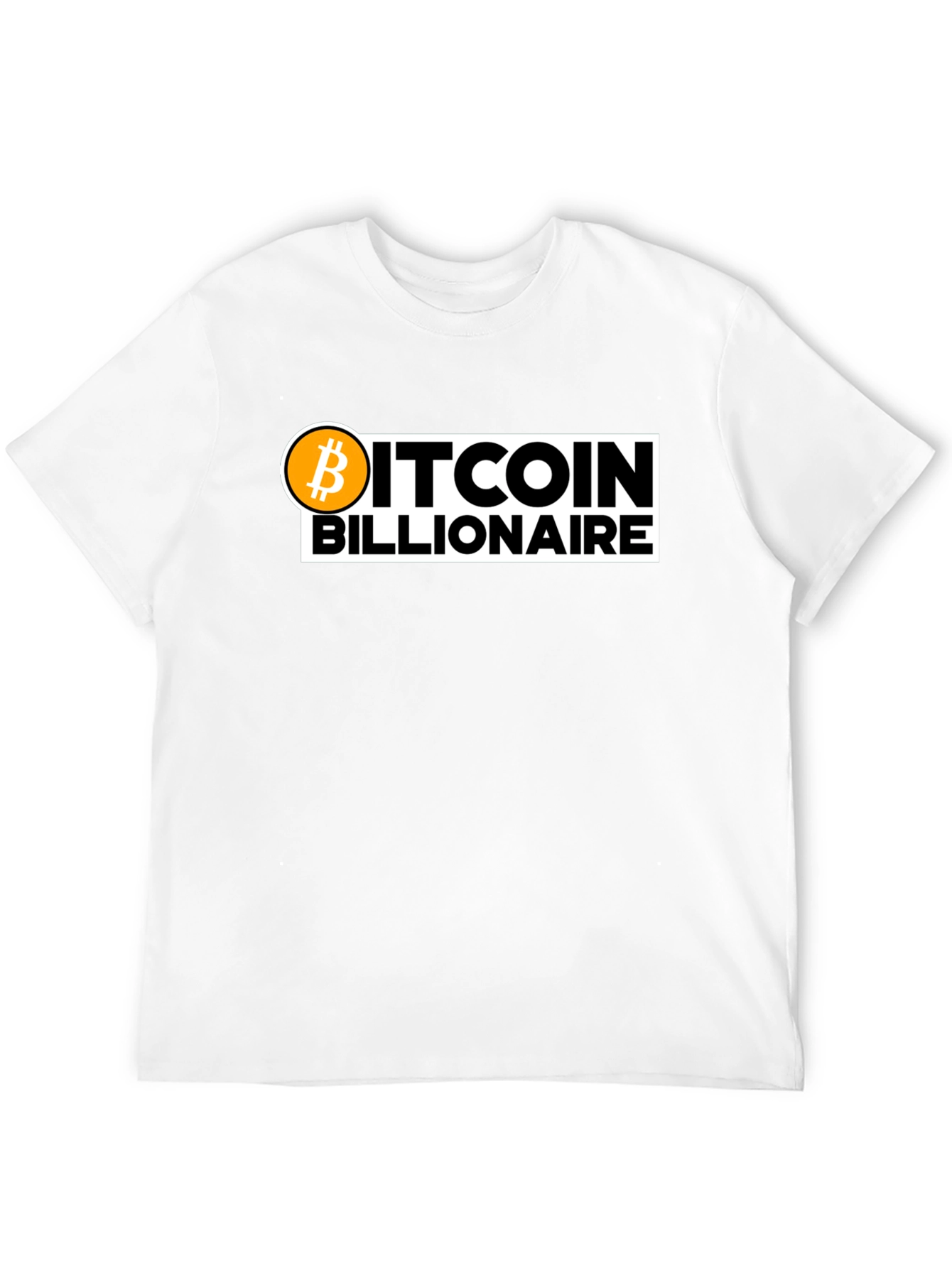 Bitcoin Billionaire Black T-Shirt Crypto Fashion Tee