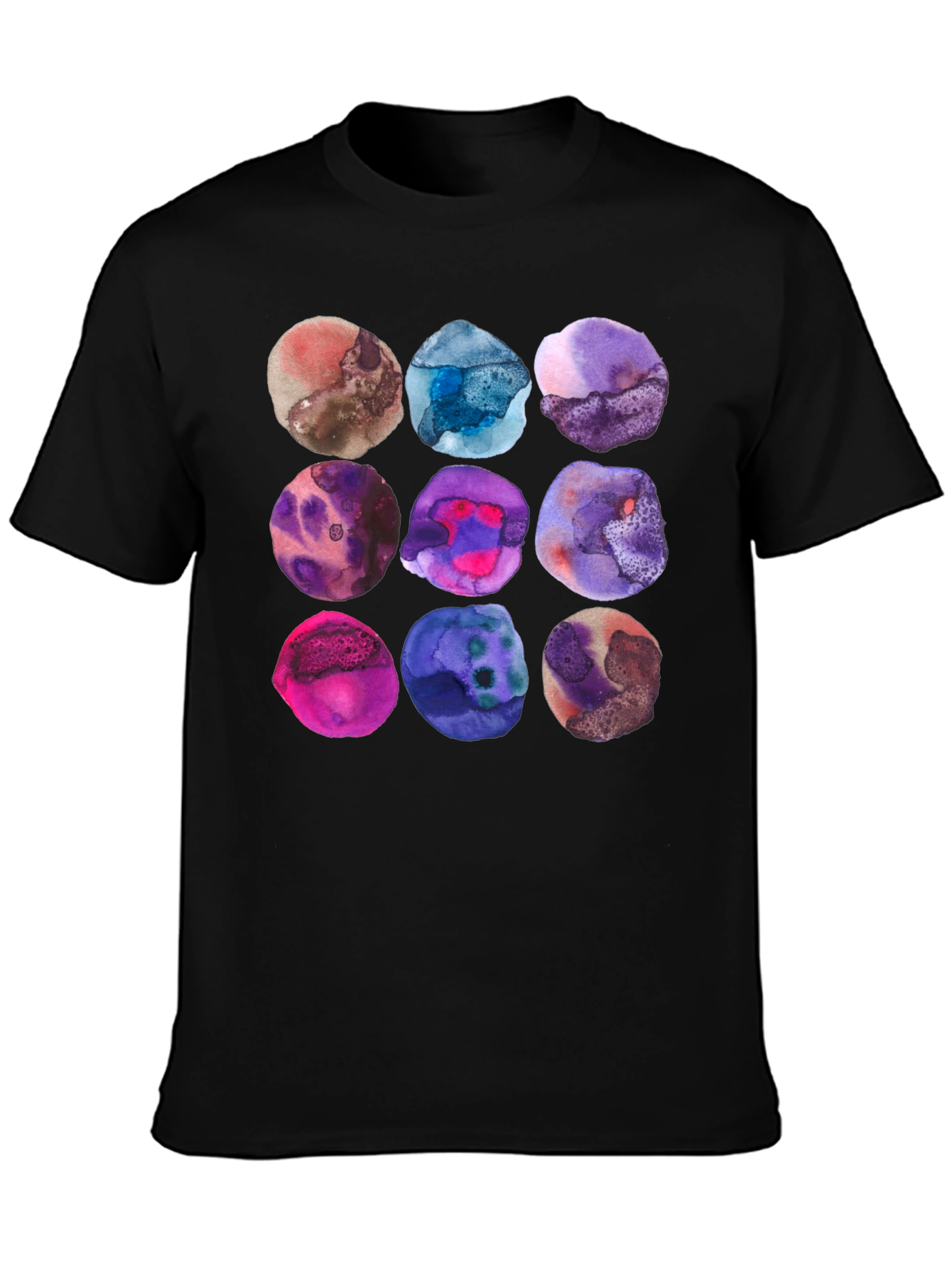 Watercolor Circles Graphic T-Shirt