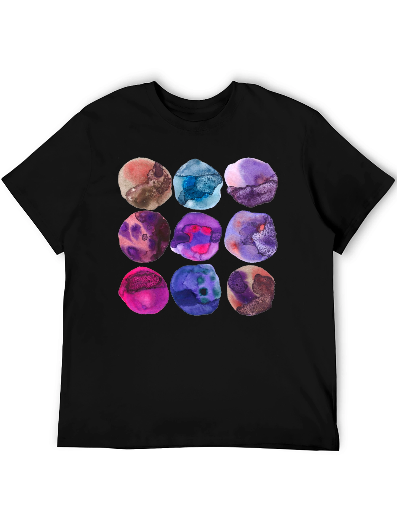 Watercolor Circles Graphic T-Shirt