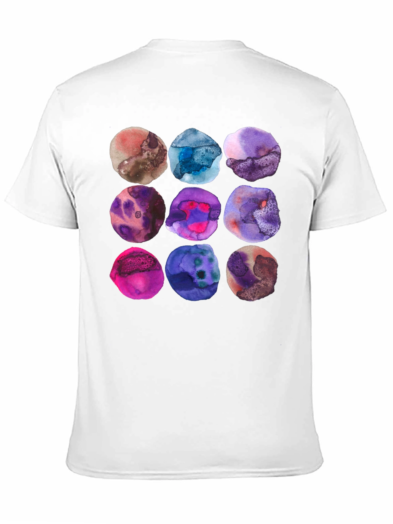 Watercolor Circles Graphic T-Shirt