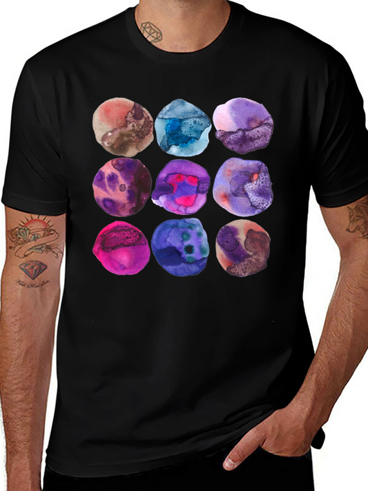 Watercolor Circles Graphic T-Shirt