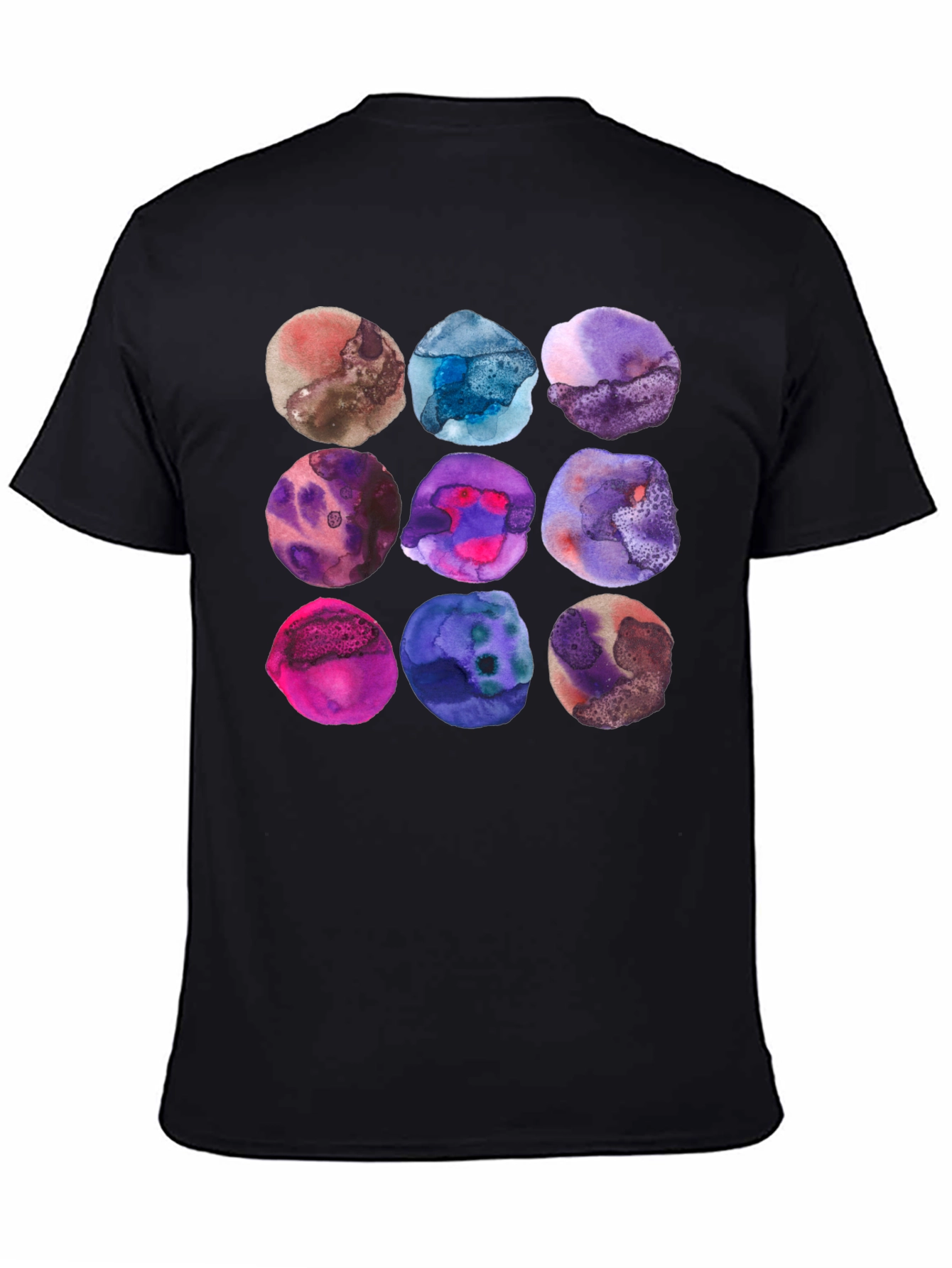 Watercolor Circles Graphic T-Shirt