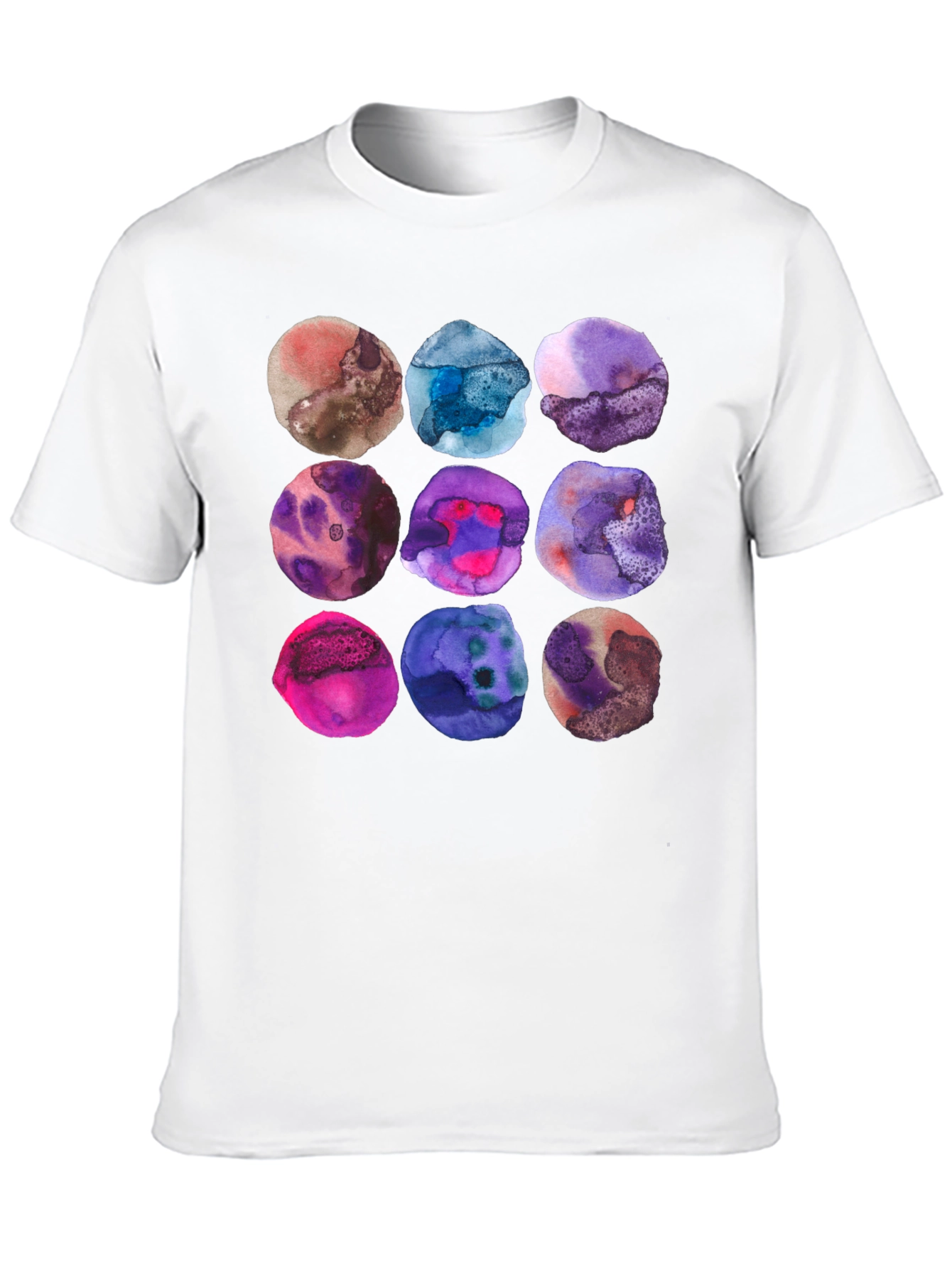 Watercolor Circles Graphic T-Shirt