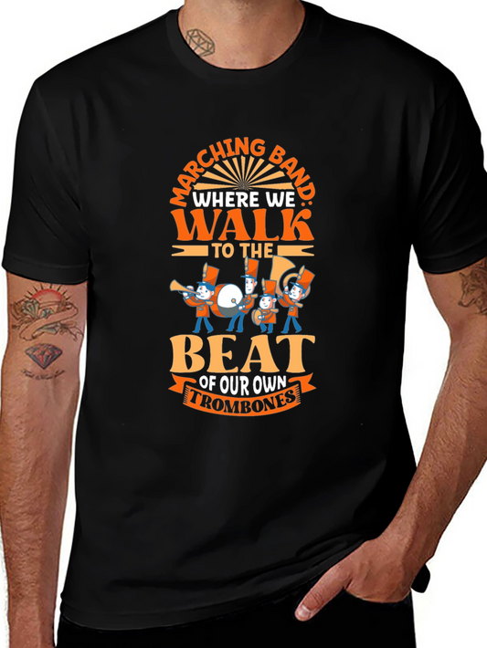 Marching Band T-Shirt - Trombone Player Tee