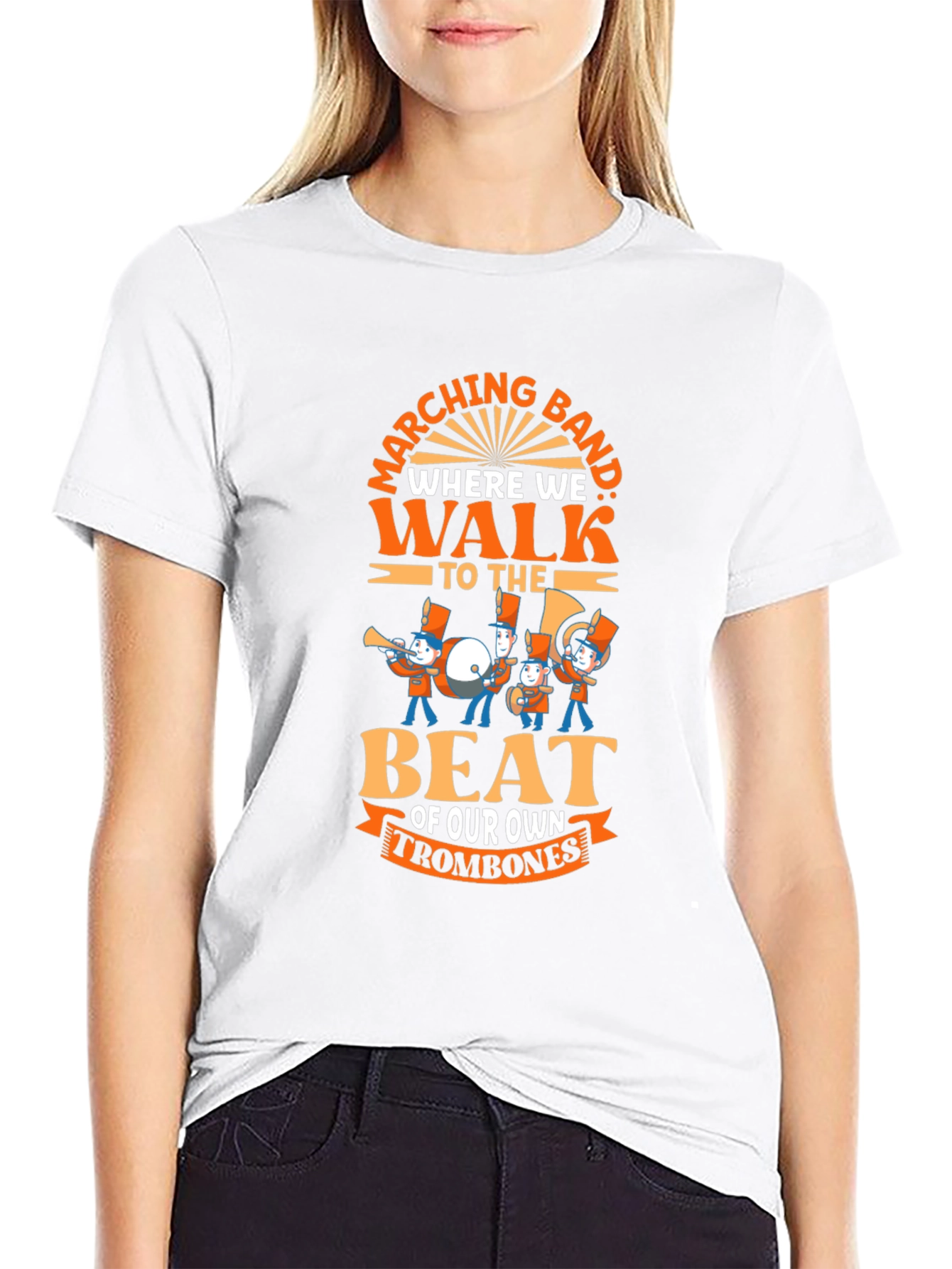 Marching Band T-Shirt - Trombone Player Tee